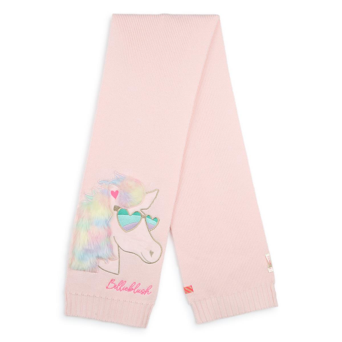 Girls Rose Knit Scarf