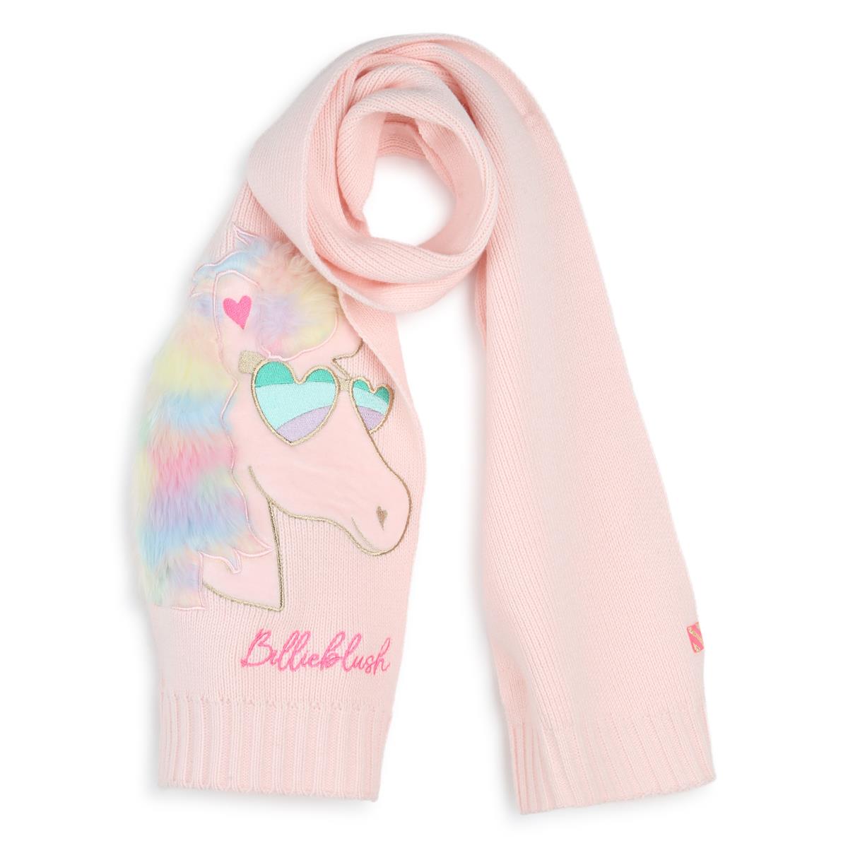 Girls Rose Knit Scarf