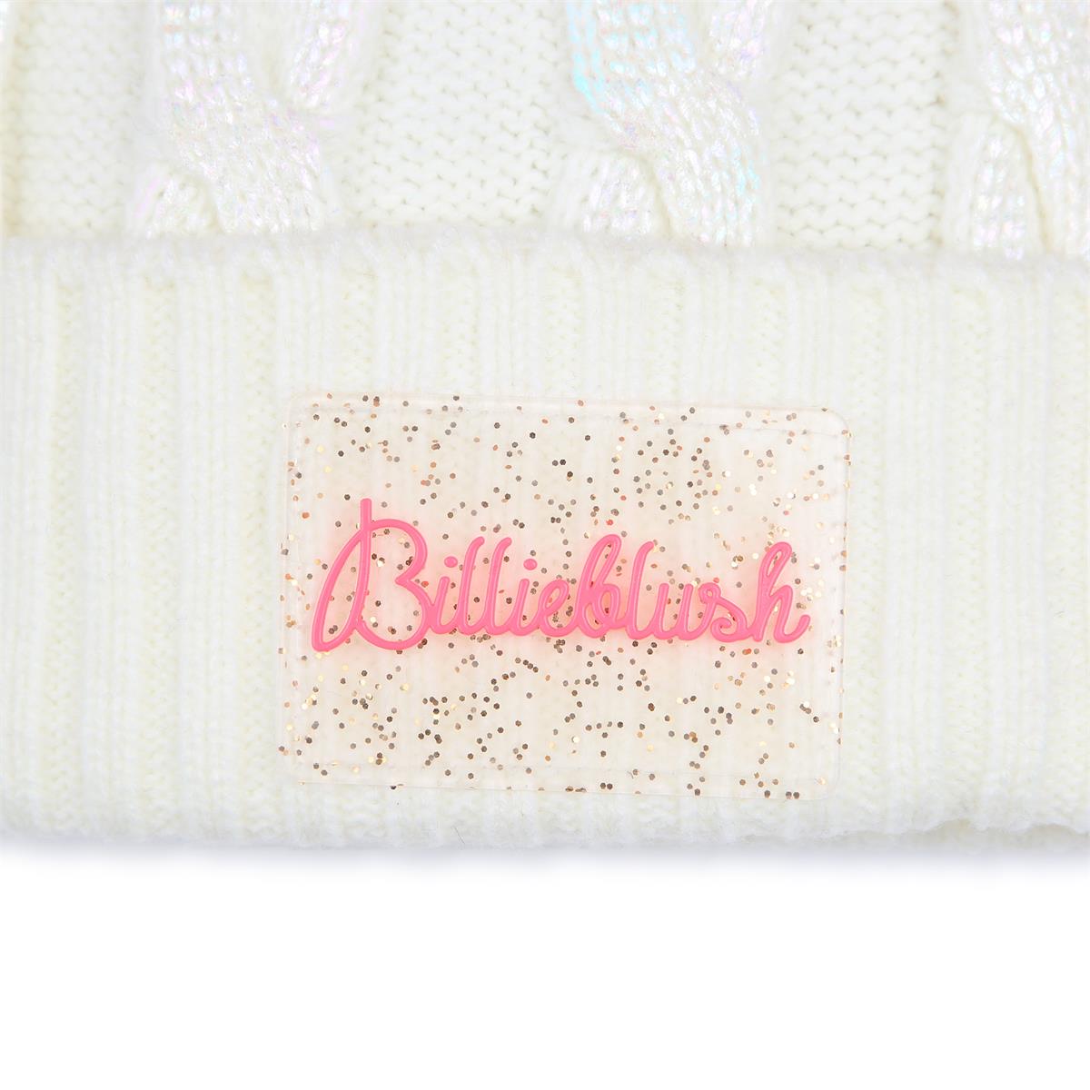 Girls White Knit Hat