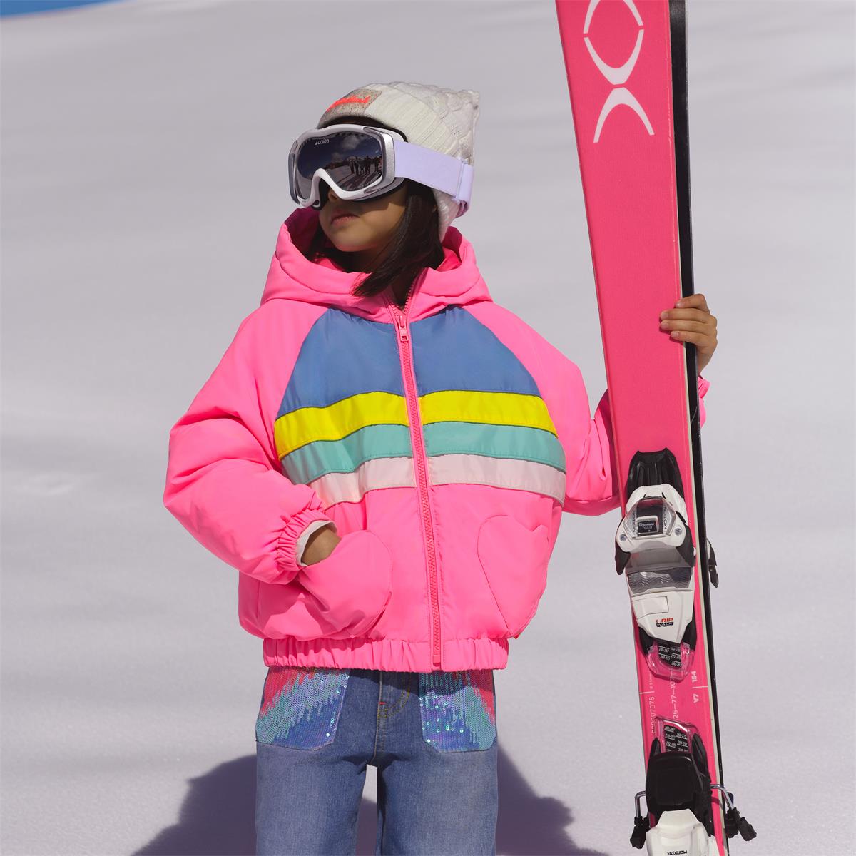 Girls White Knit Hat