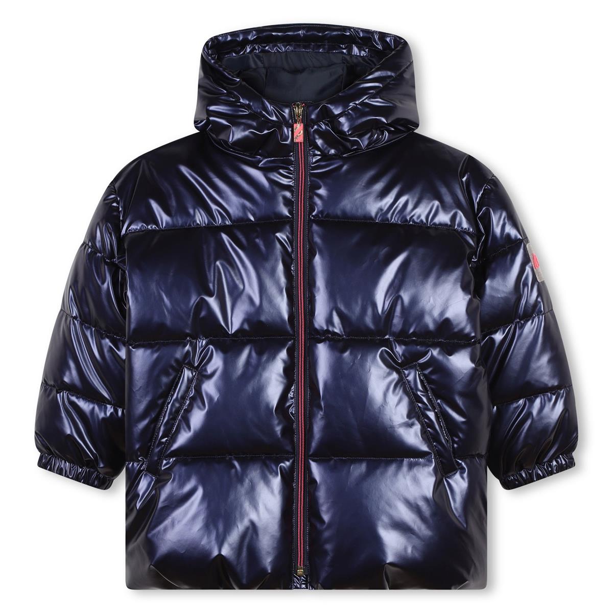 Girls Dark Blue Padded Coat