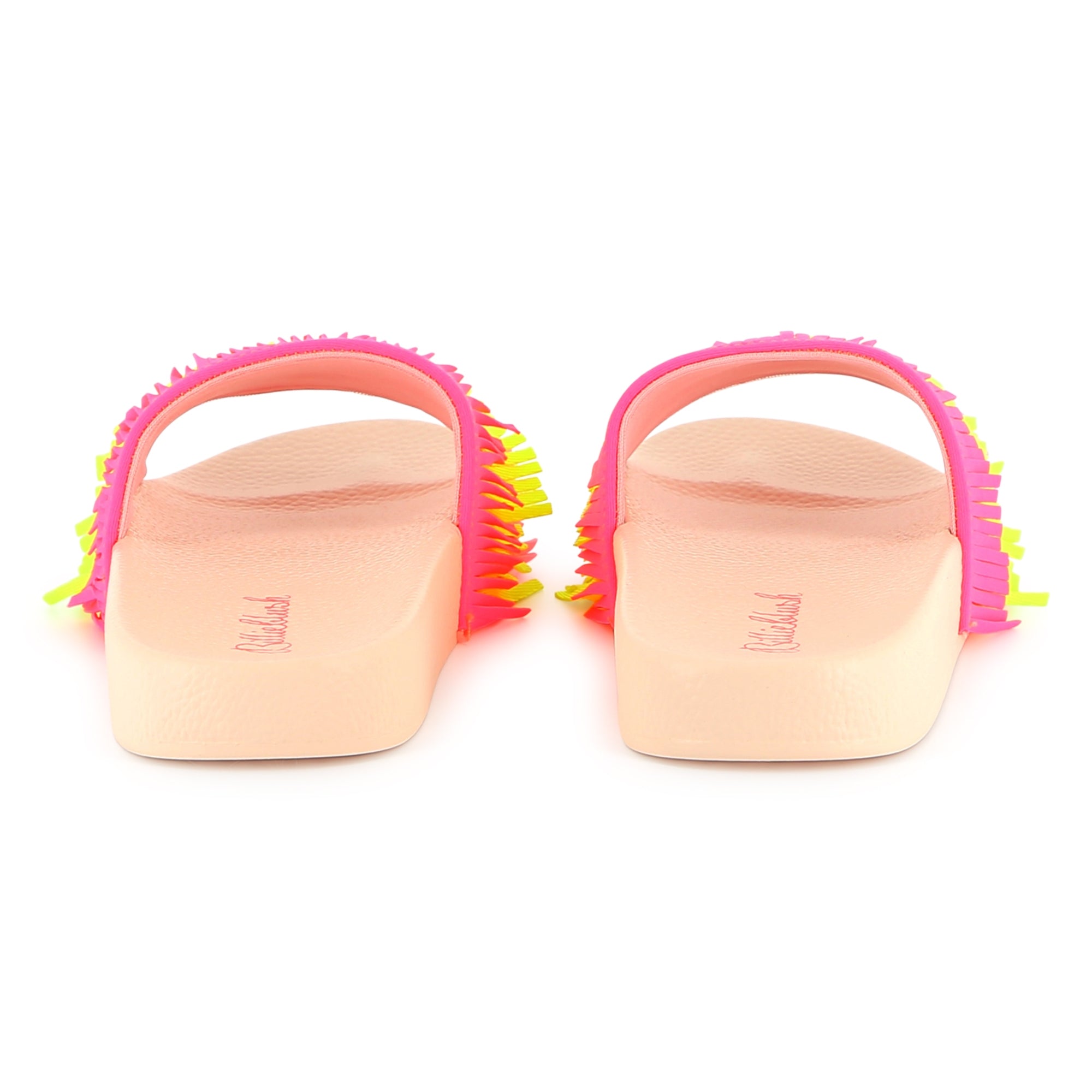 Girls Multicolor Tassel Slippers