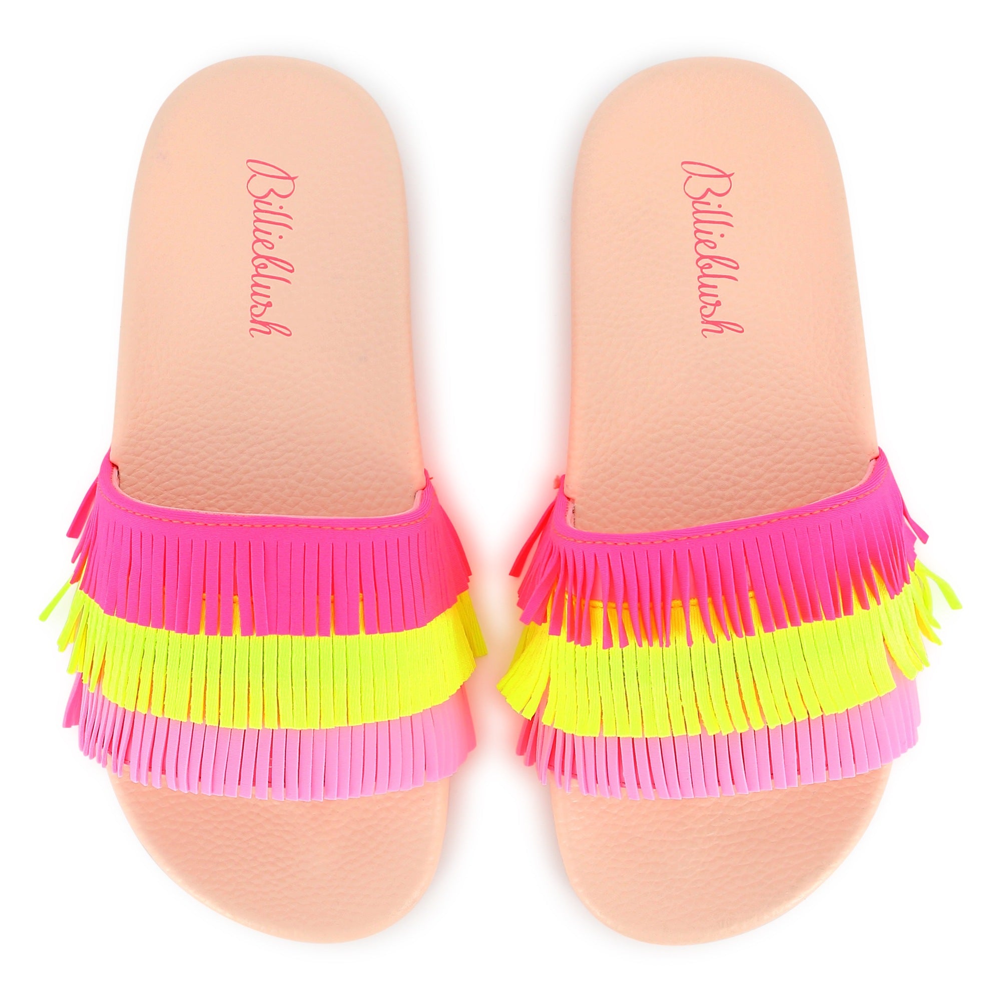 Girls Multicolor Tassel Slippers