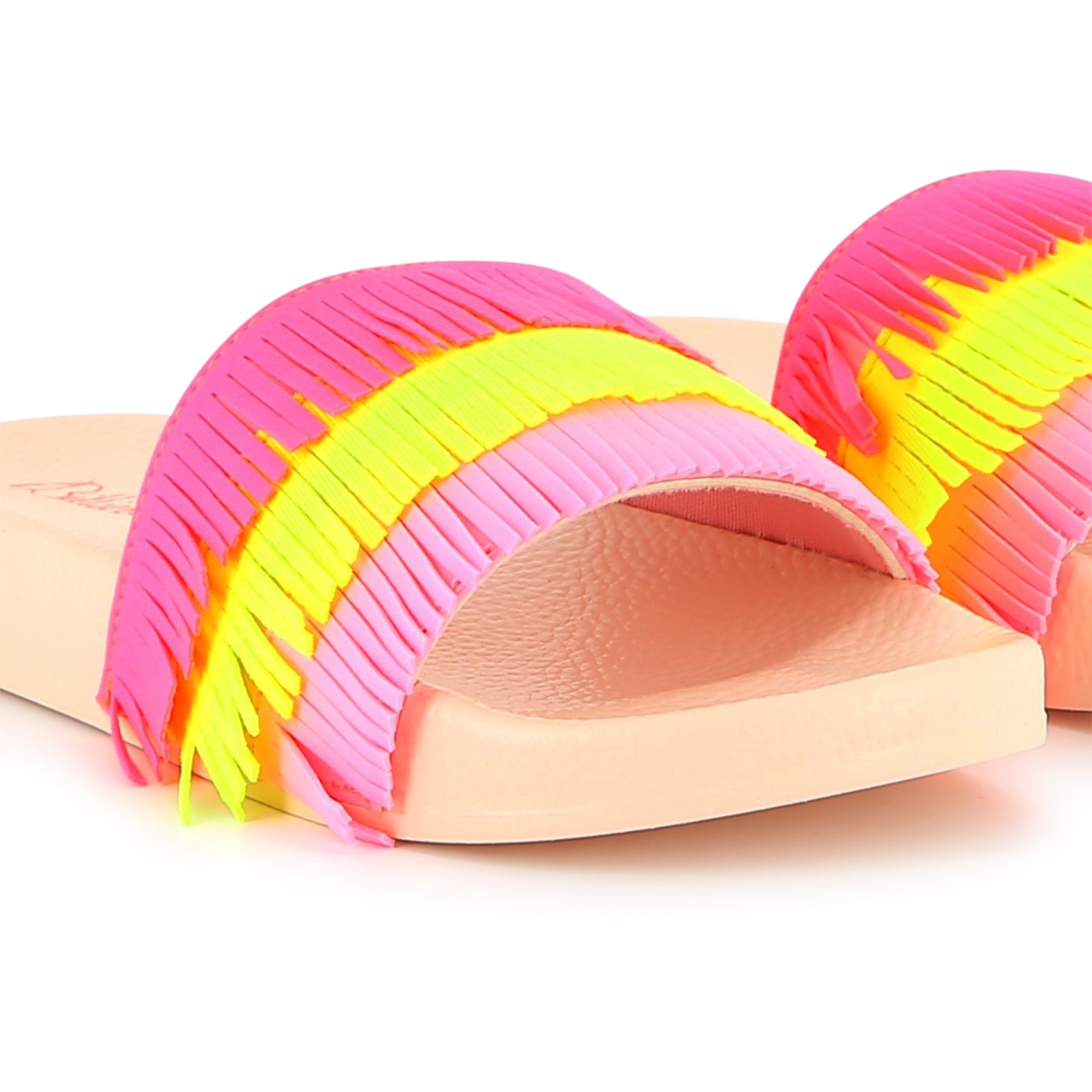 Girls Multicolor Tassel Slippers