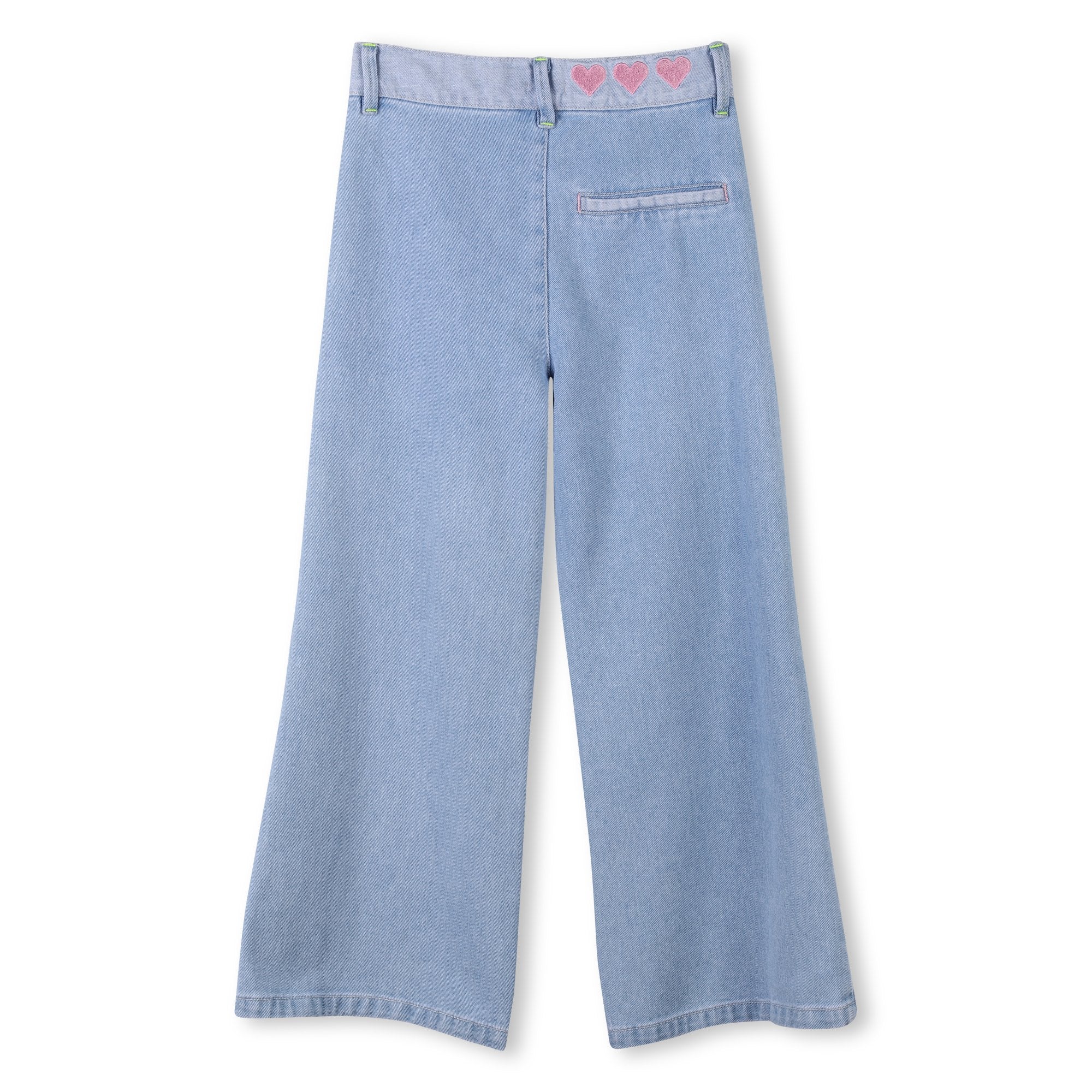 Girls Light Blue Denim Trousers