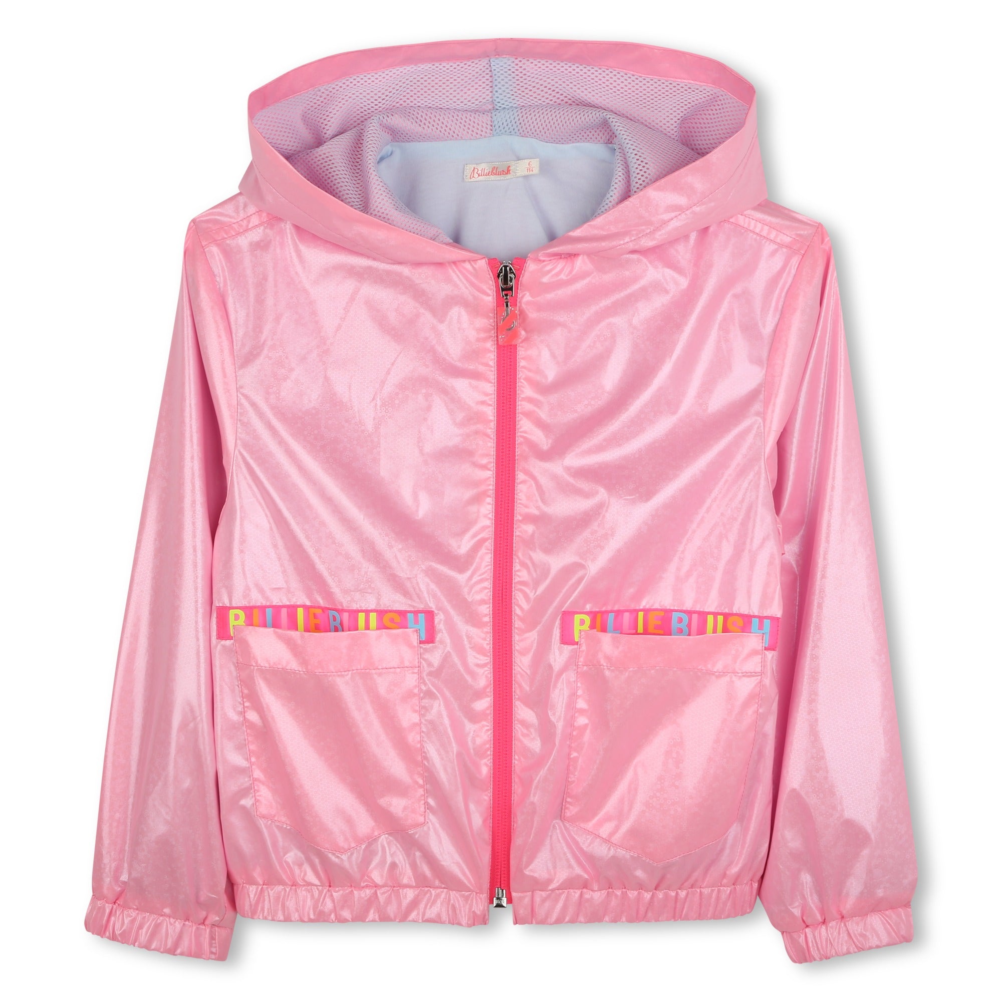 Girls Pink Hooded Jacket