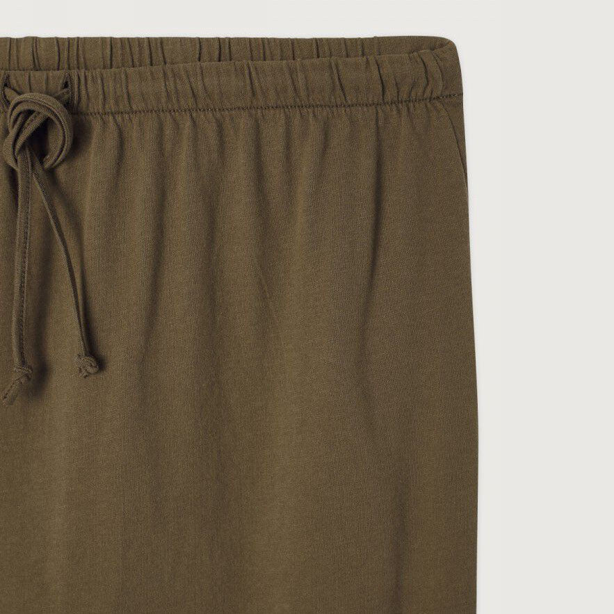 Women Olive Cotton Skirt