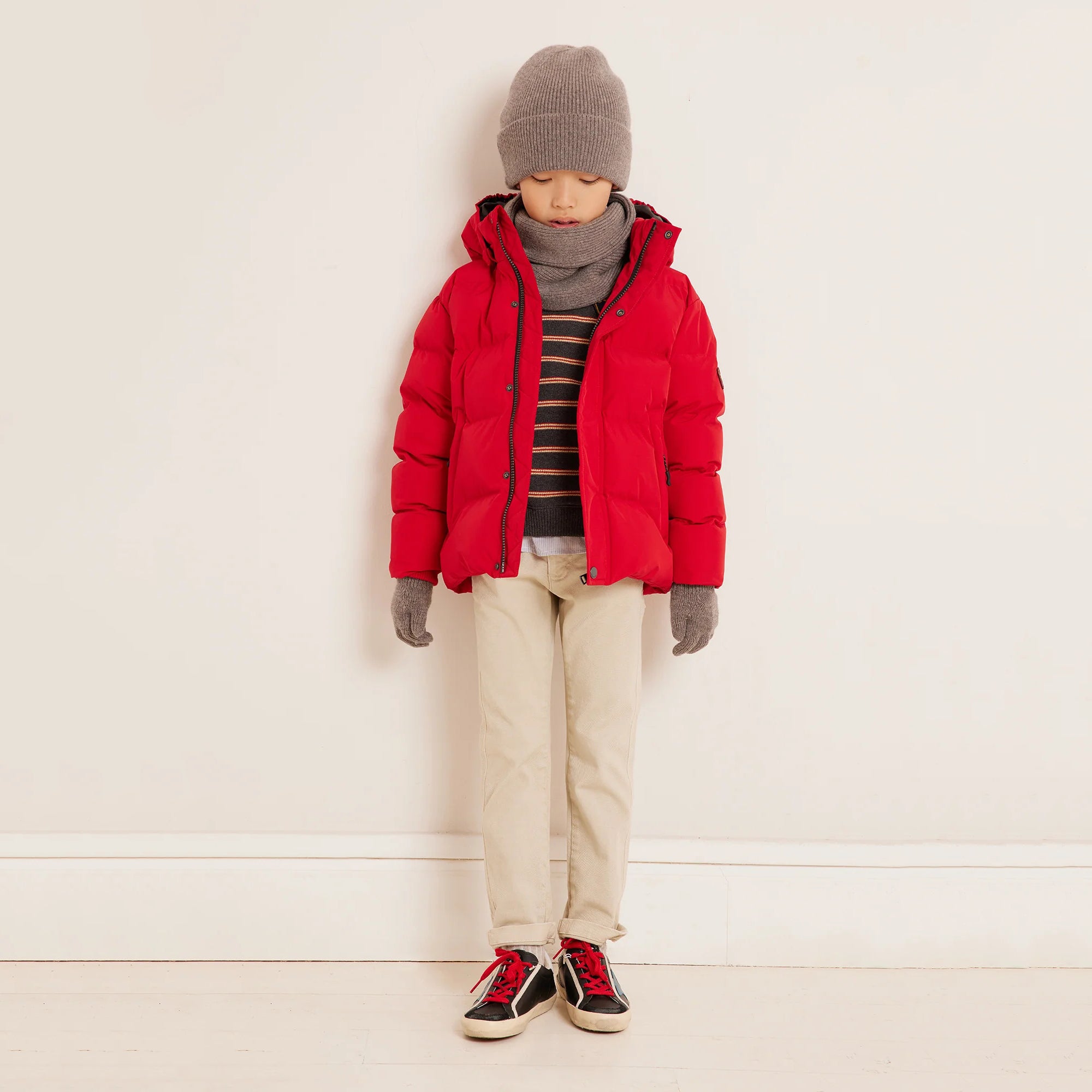 Boys Red Padded Jacket