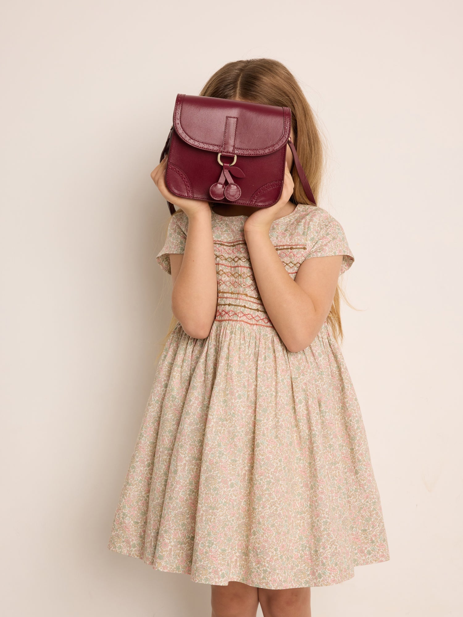 Girls Wine Red Shoulder Bag