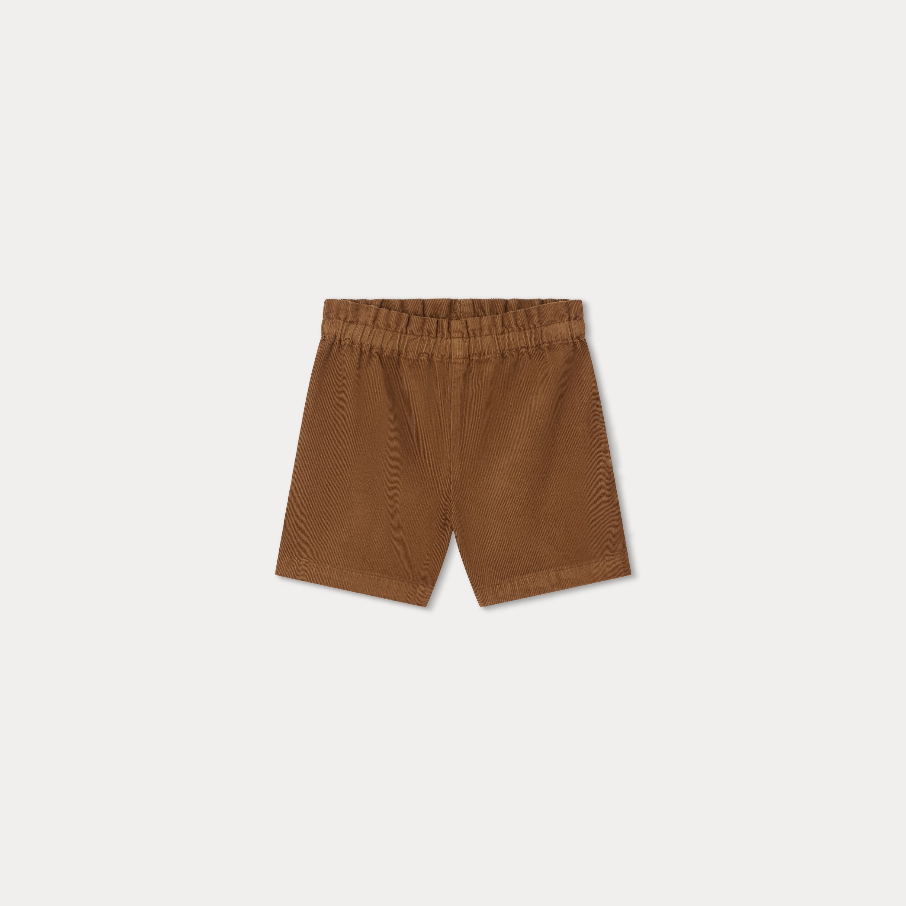 Girls Brown Corduroy Shorts