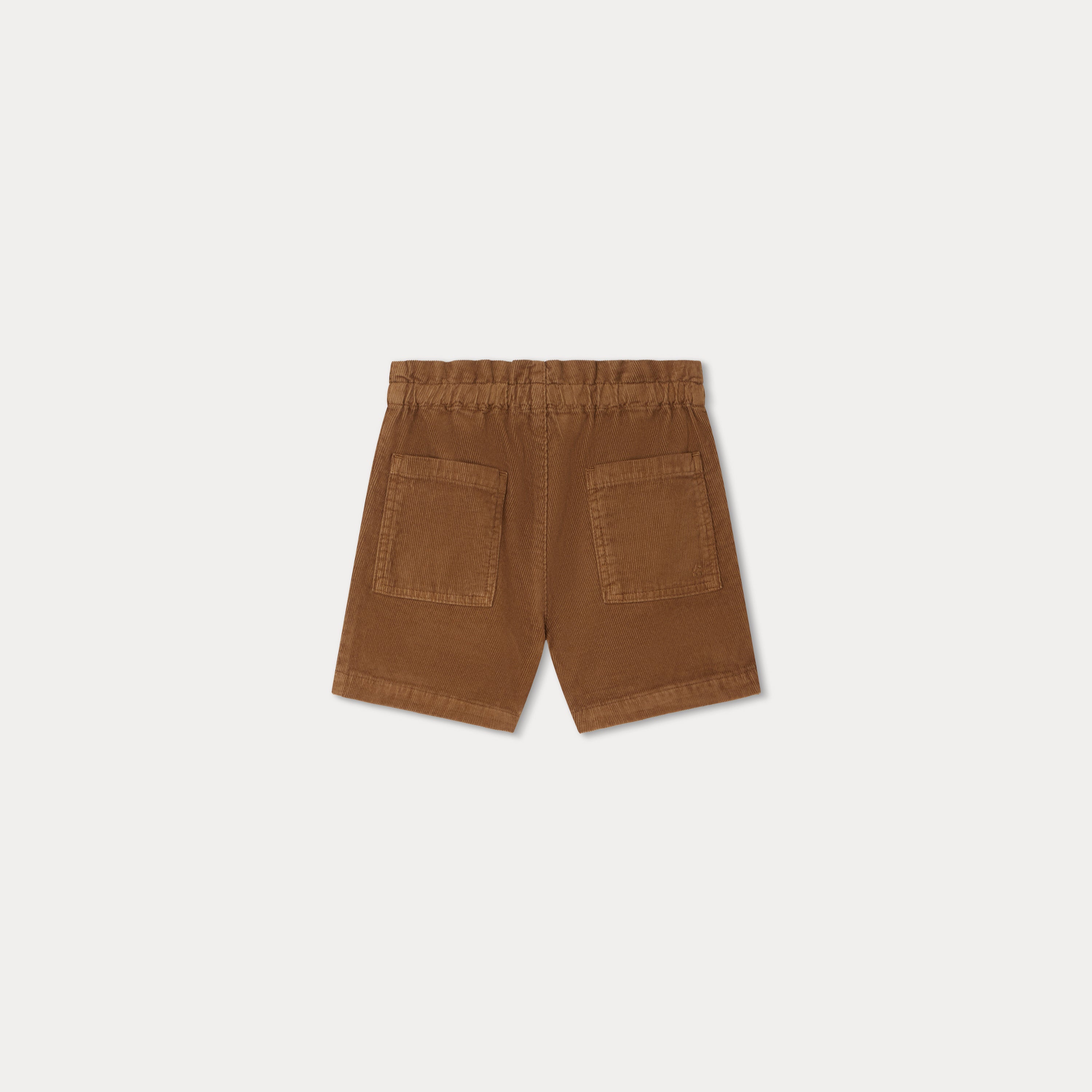 Girls Brown Corduroy Shorts