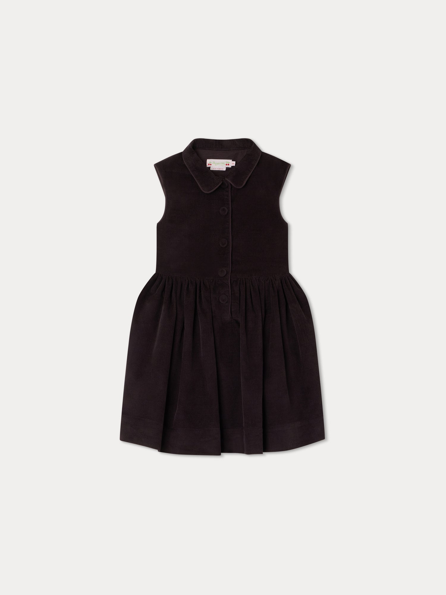 Girls Brown Corduroy Dress