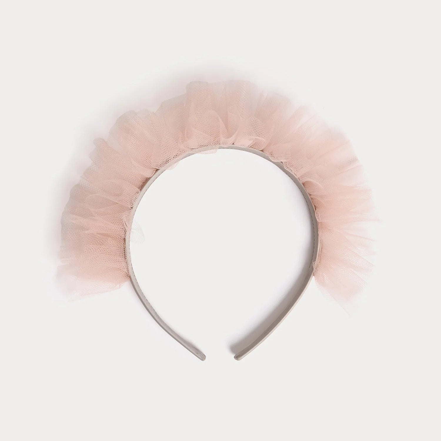 Girls Pink Tulle Headband