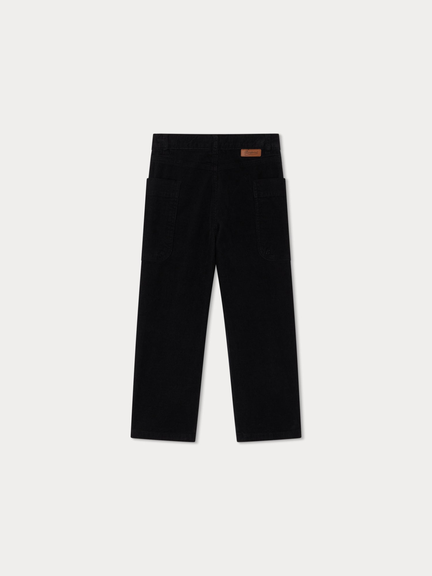 Boys Black Corduroy Trousers