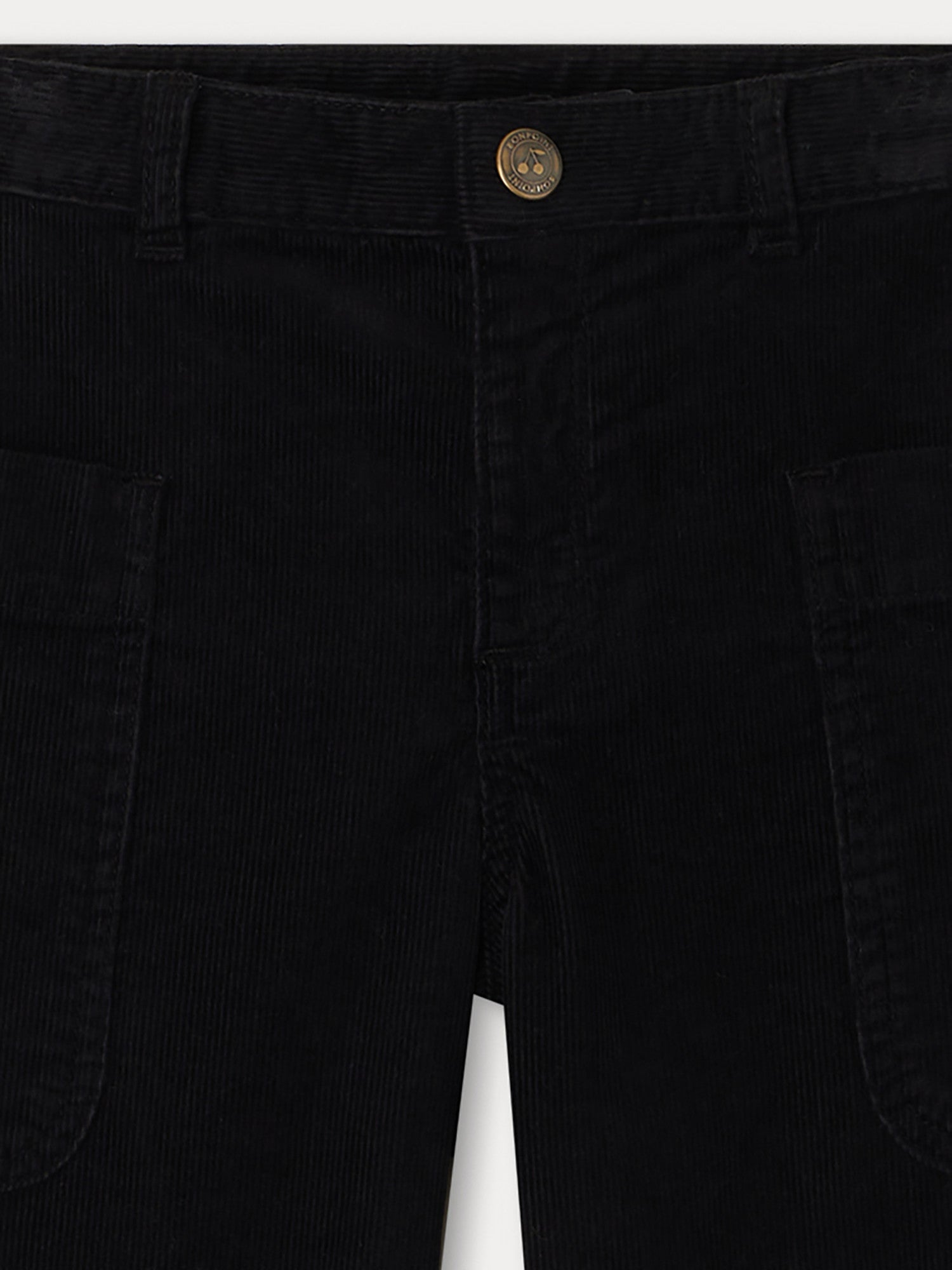 Boys Black Corduroy Trousers