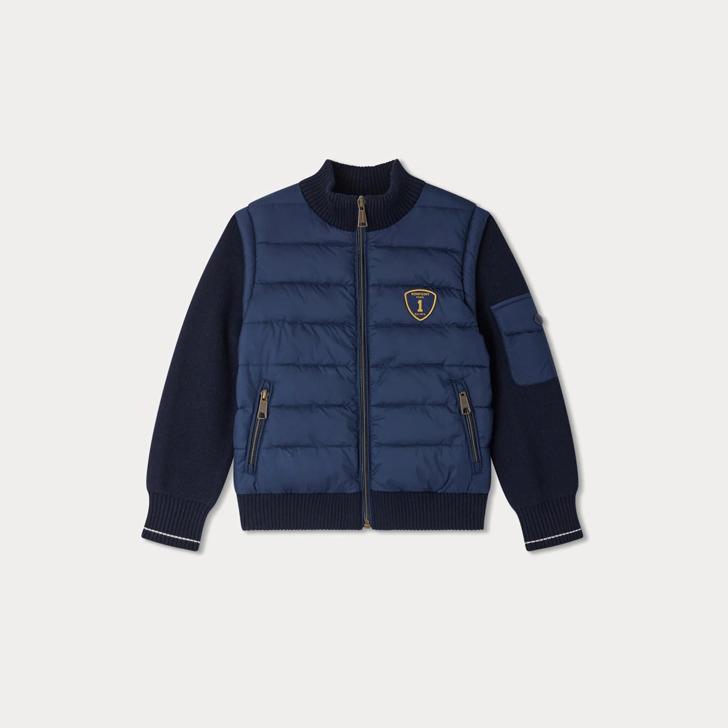 Boys Navy Padded Jacket