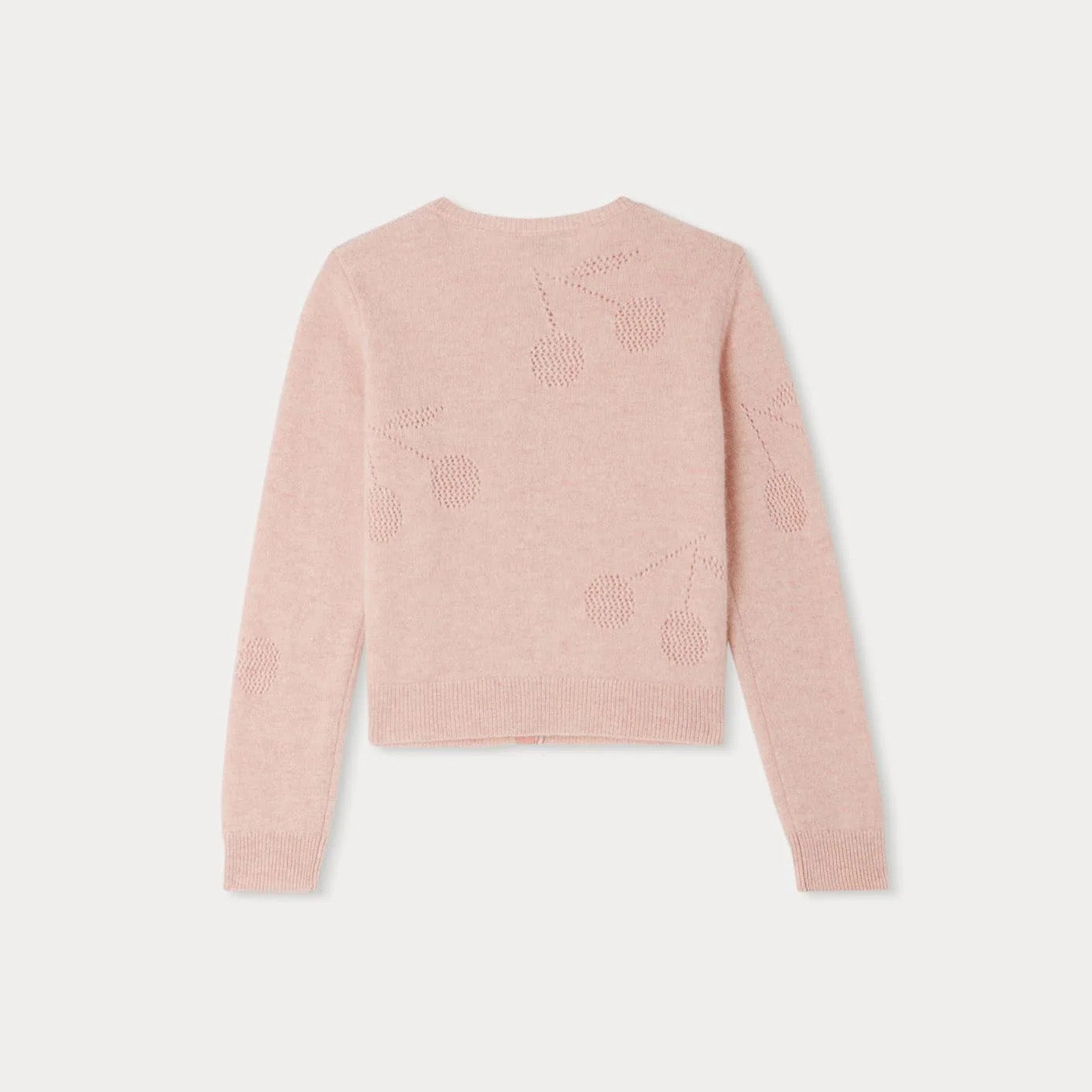 Girls Pink Cashmere Cardigan