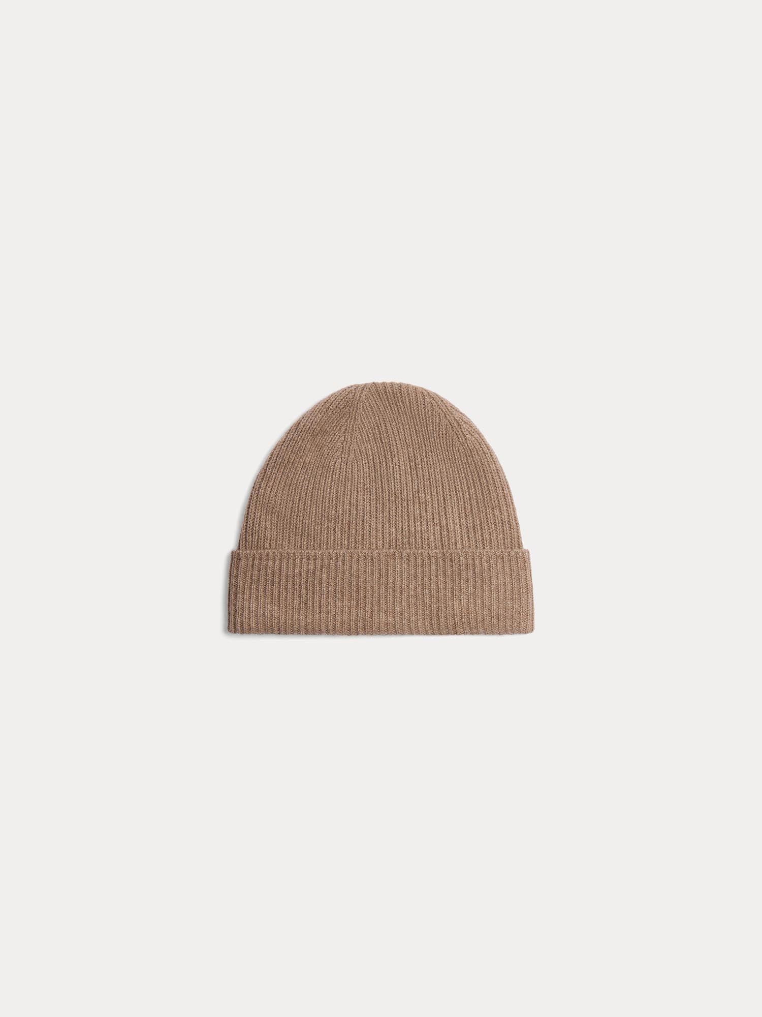 Boys Camel Cashmere Hat