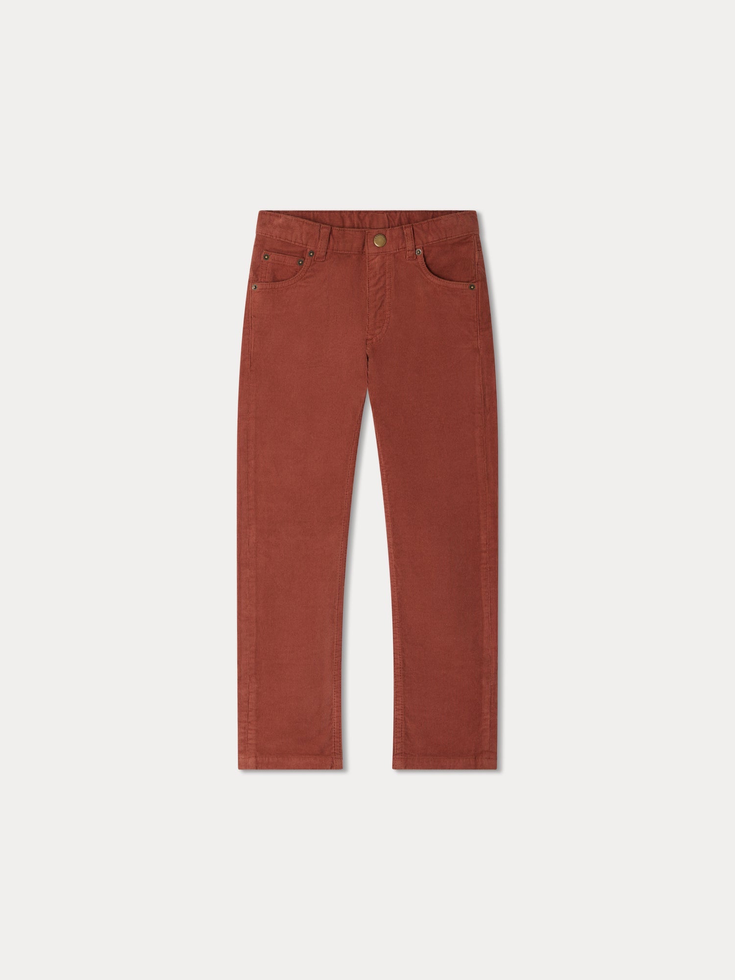 Boys Maroon Corduroy Trousers