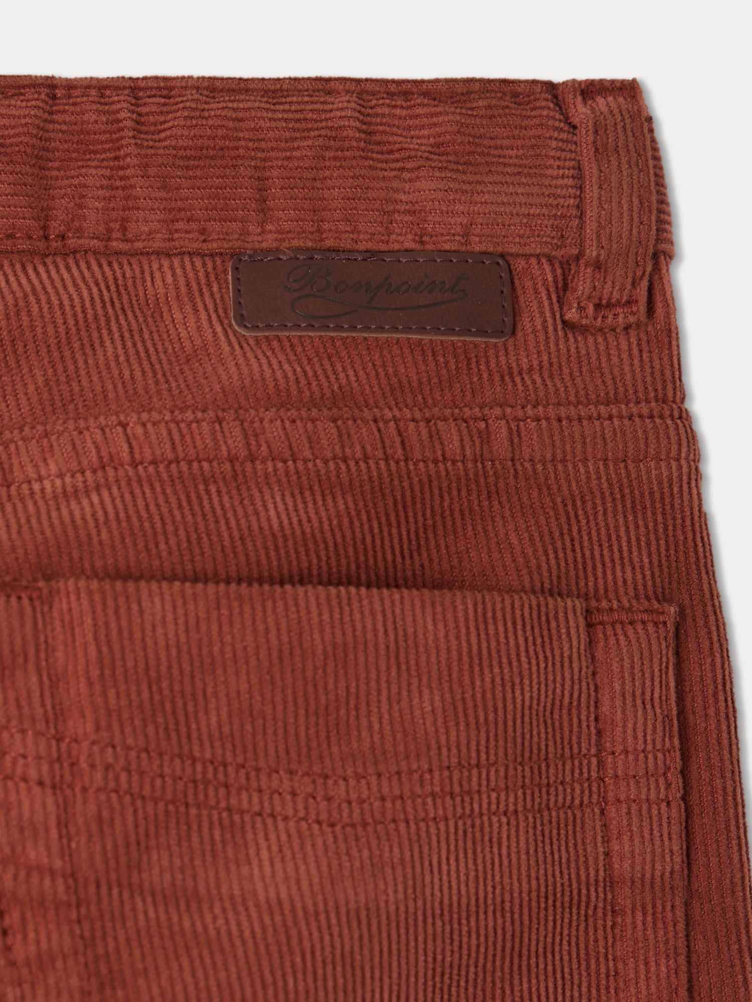 Boys Maroon Corduroy Trousers