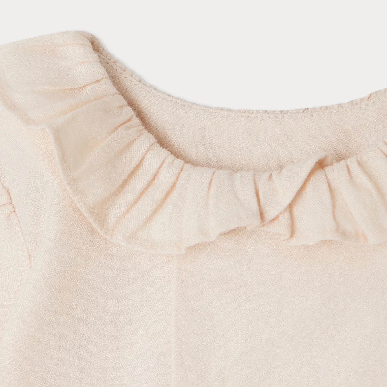 Baby Girls Pale Pink Cotton Shirt