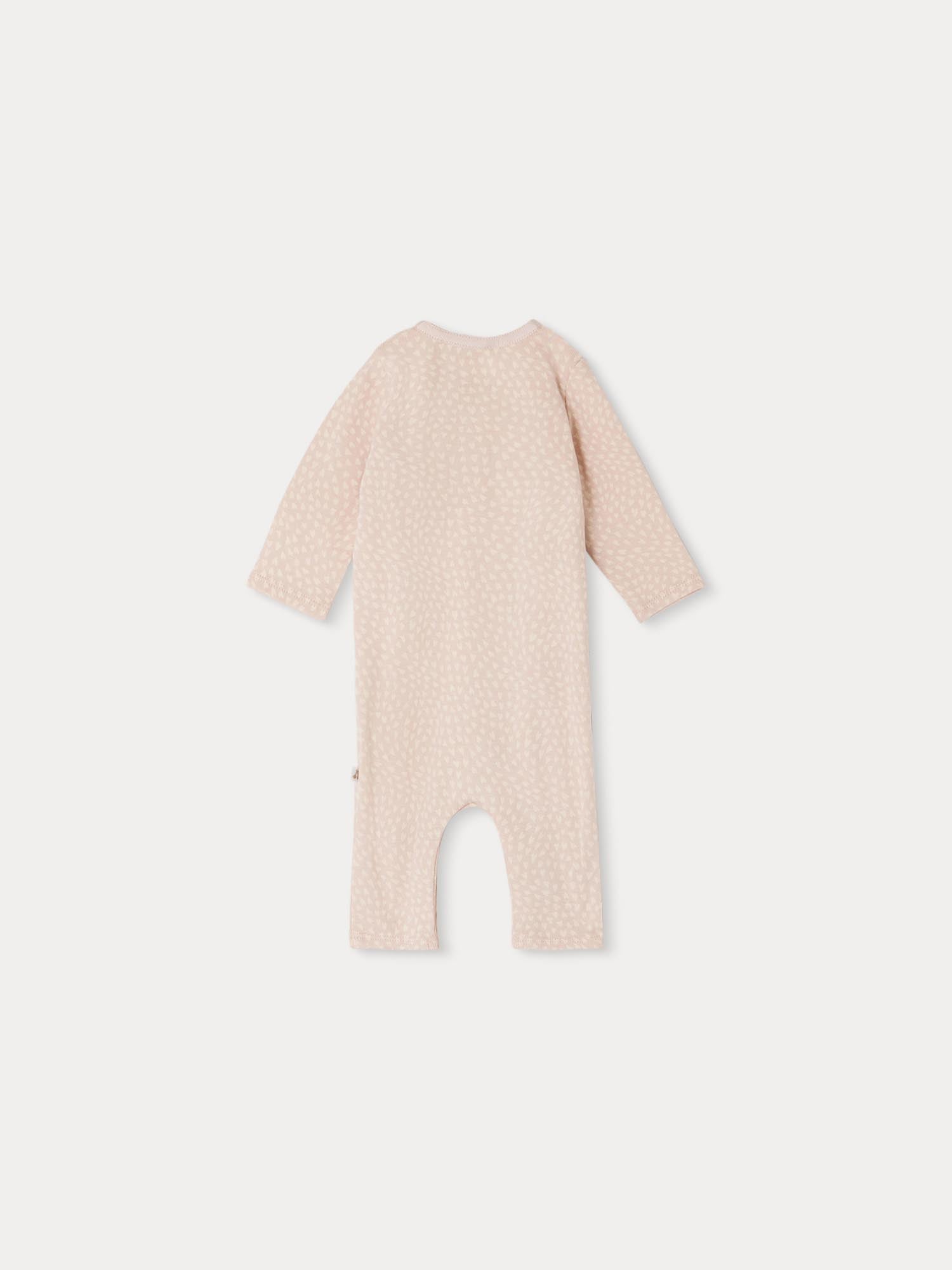 Baby Girls Rose Cotton Babysuit