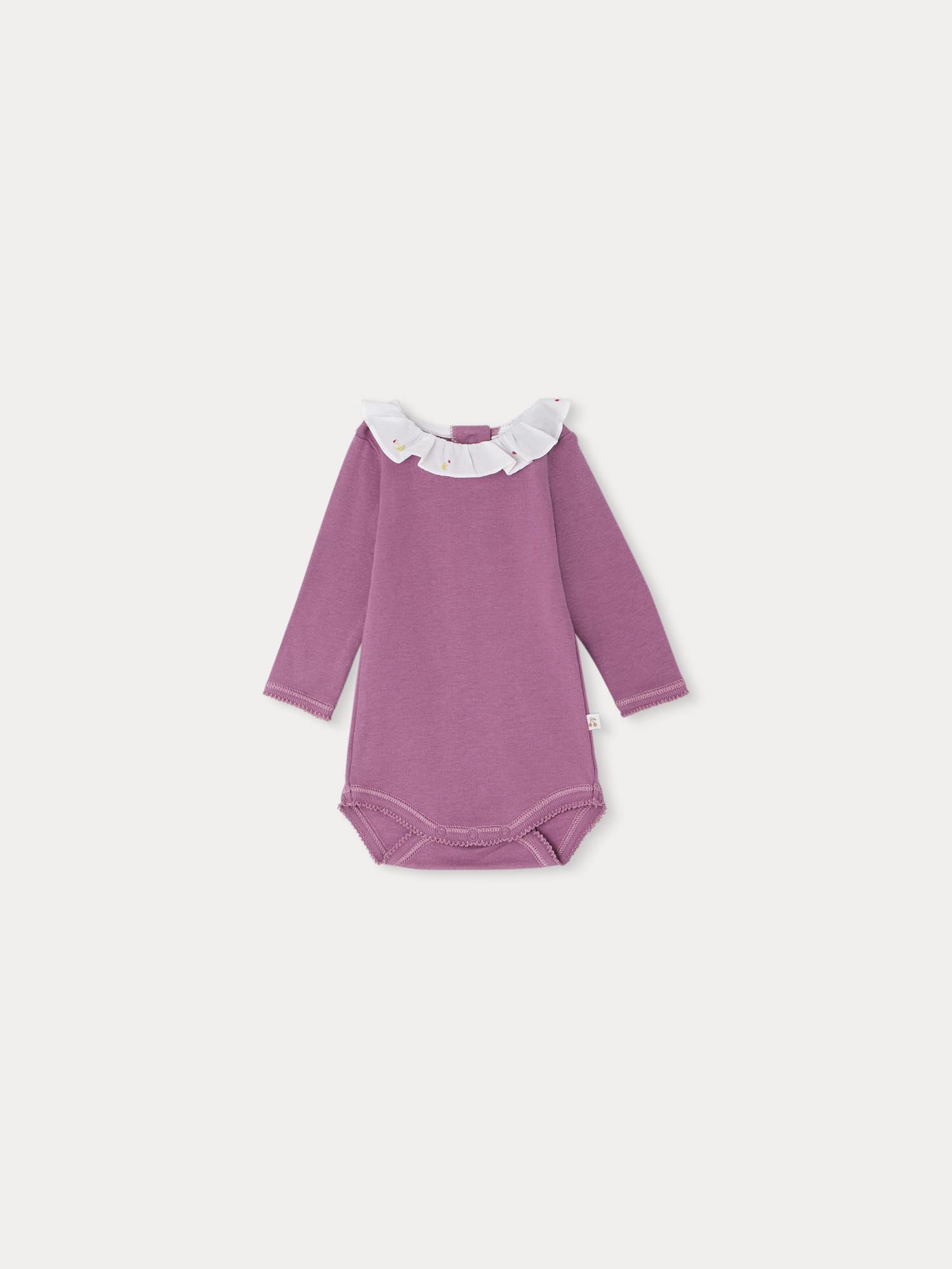 Baby Girls Purple Cotton Babysuits