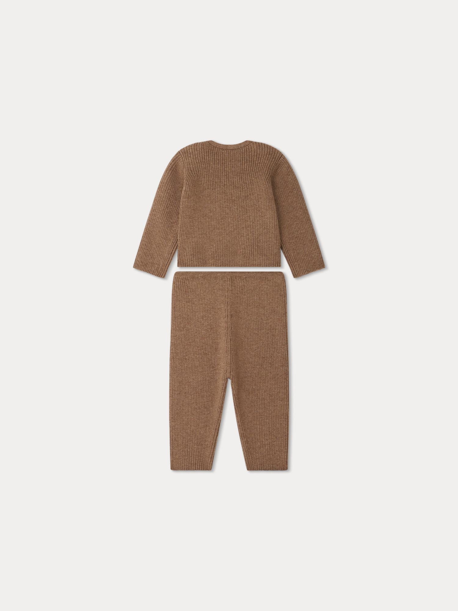 Baby Boys & Girls Brown Wool Set