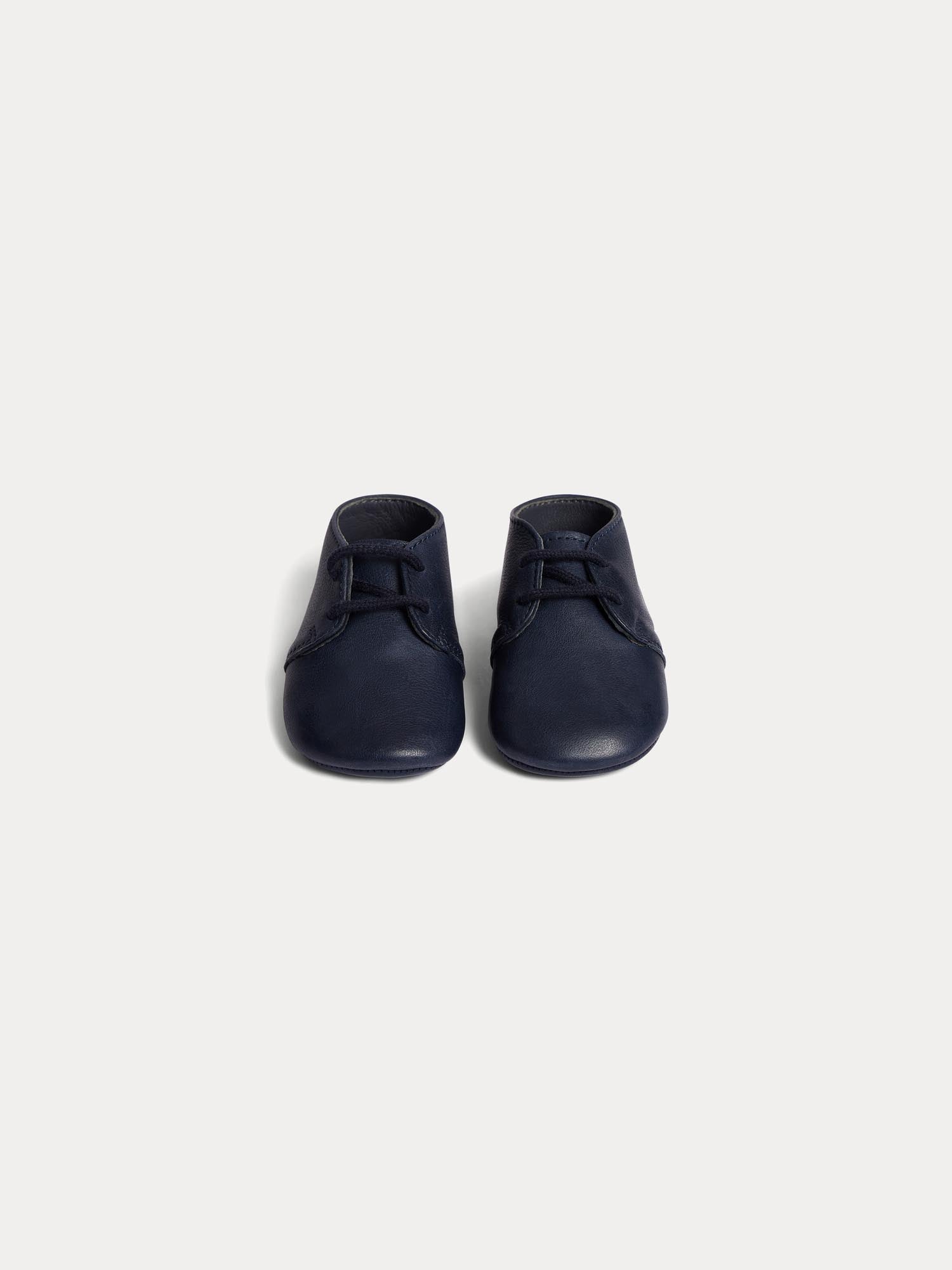 Baby Boys & Girls Navy Flat Shoes