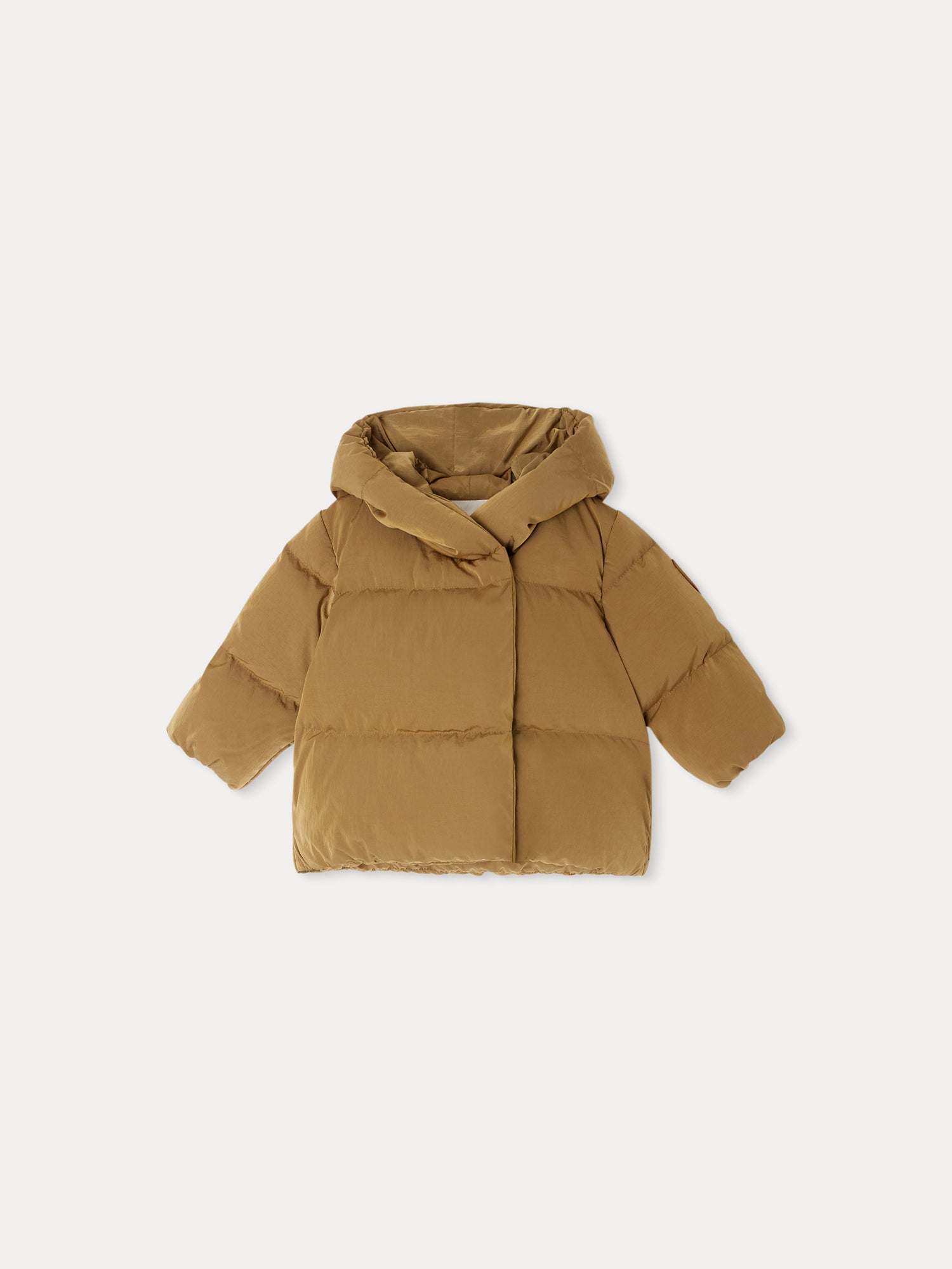 Baby Girls Brown Padded Down Jacket