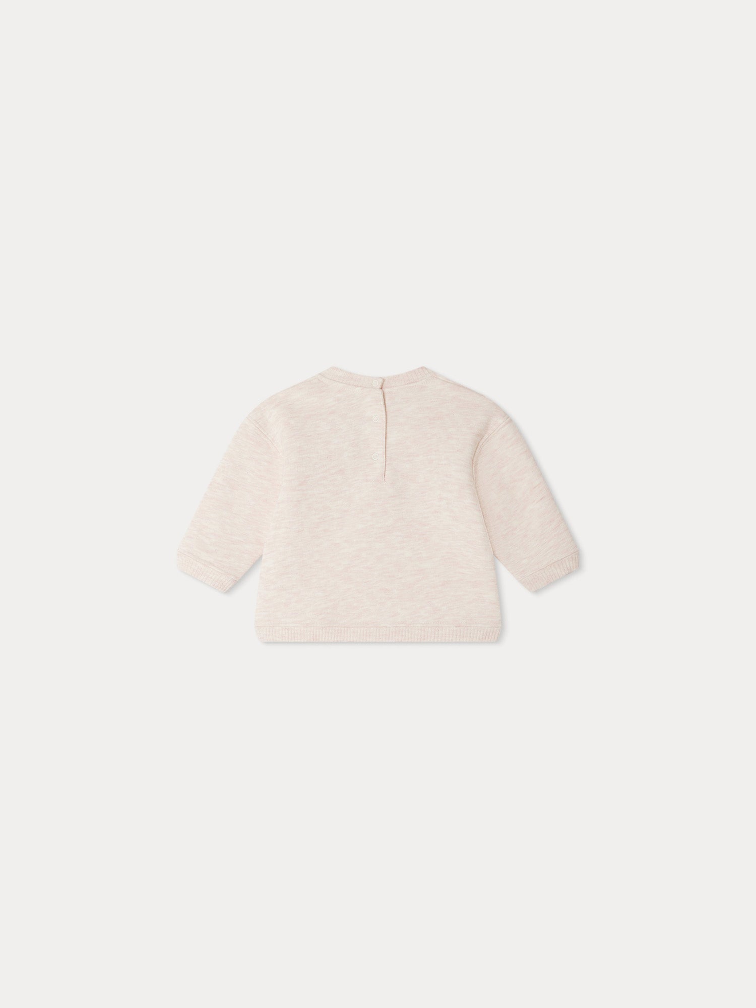 Baby Girls Beige Logo Sweatshirt