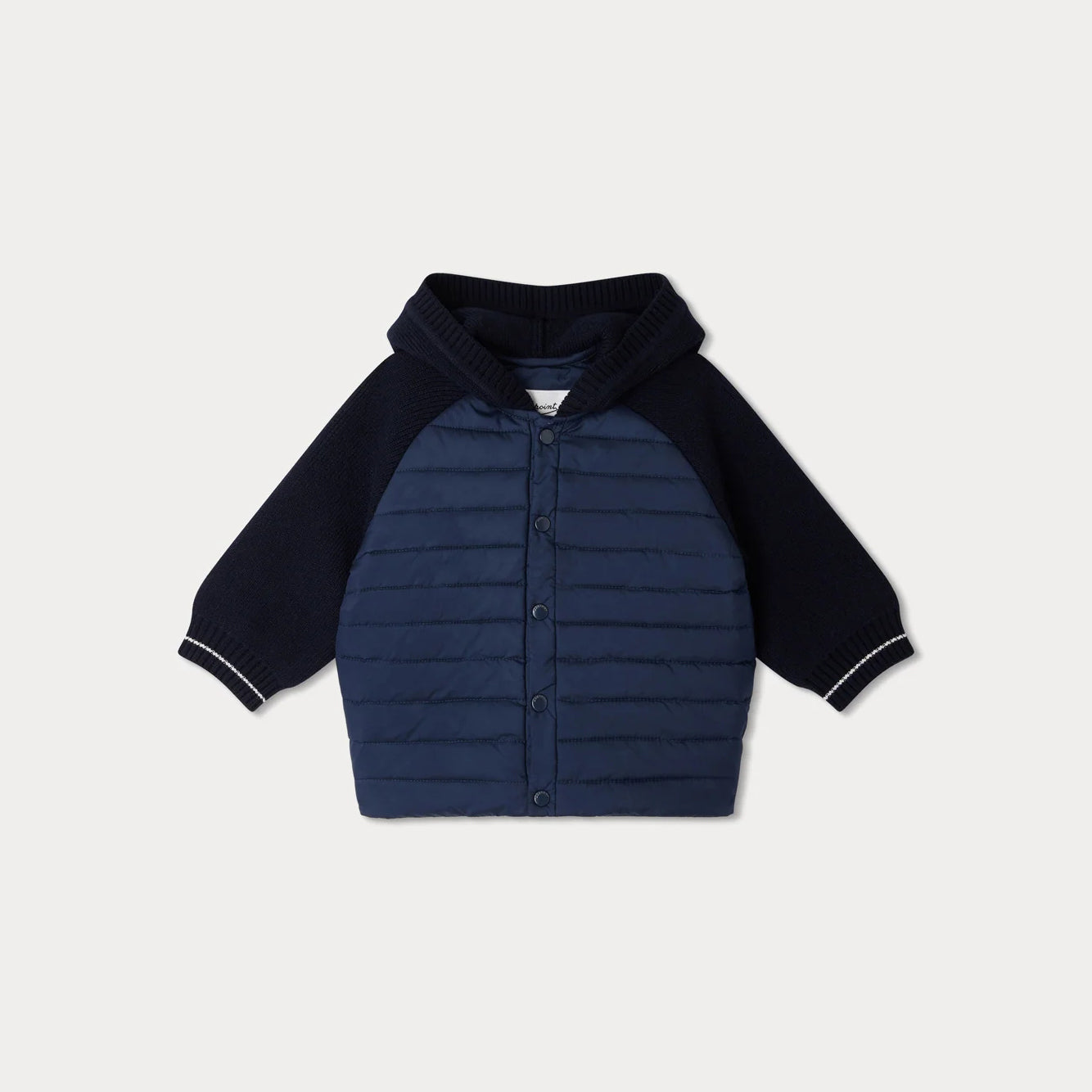 Baby Boys Navy Padded Coat