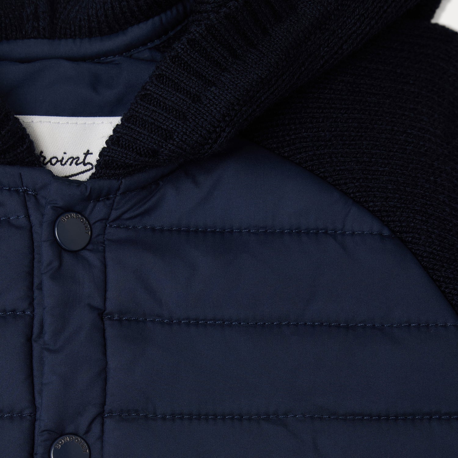 Baby Boys Navy Padded Coat