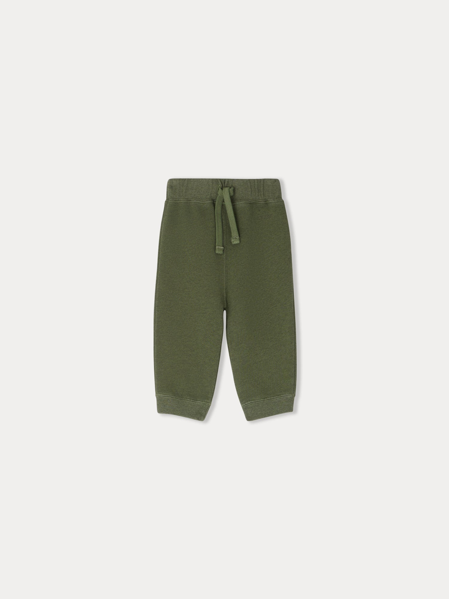 Baby Boys Green Cotton Trousers