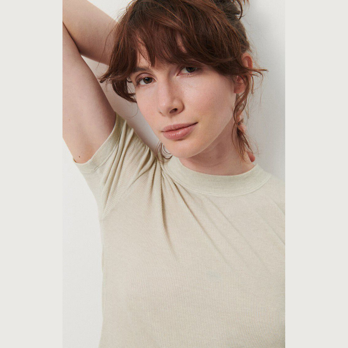 Women Beige T-Shirt