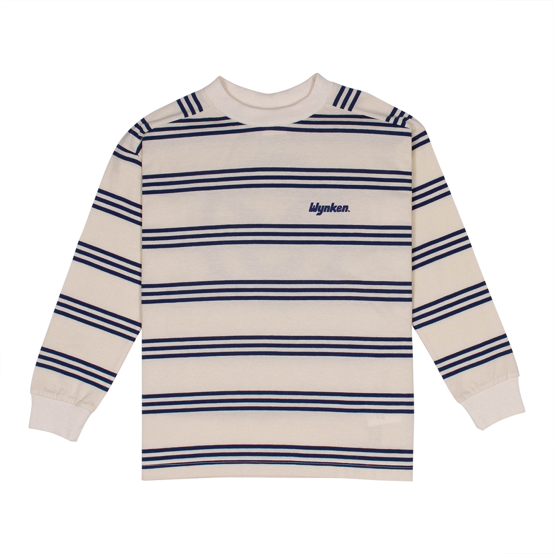 Boys & Girls Navy Stripes Cotton T-Shirt