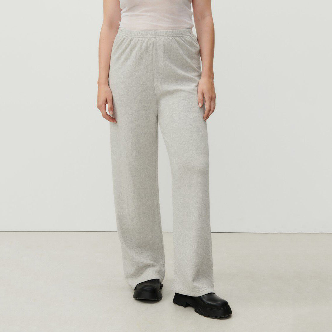 Women Grey Cotton Trousers