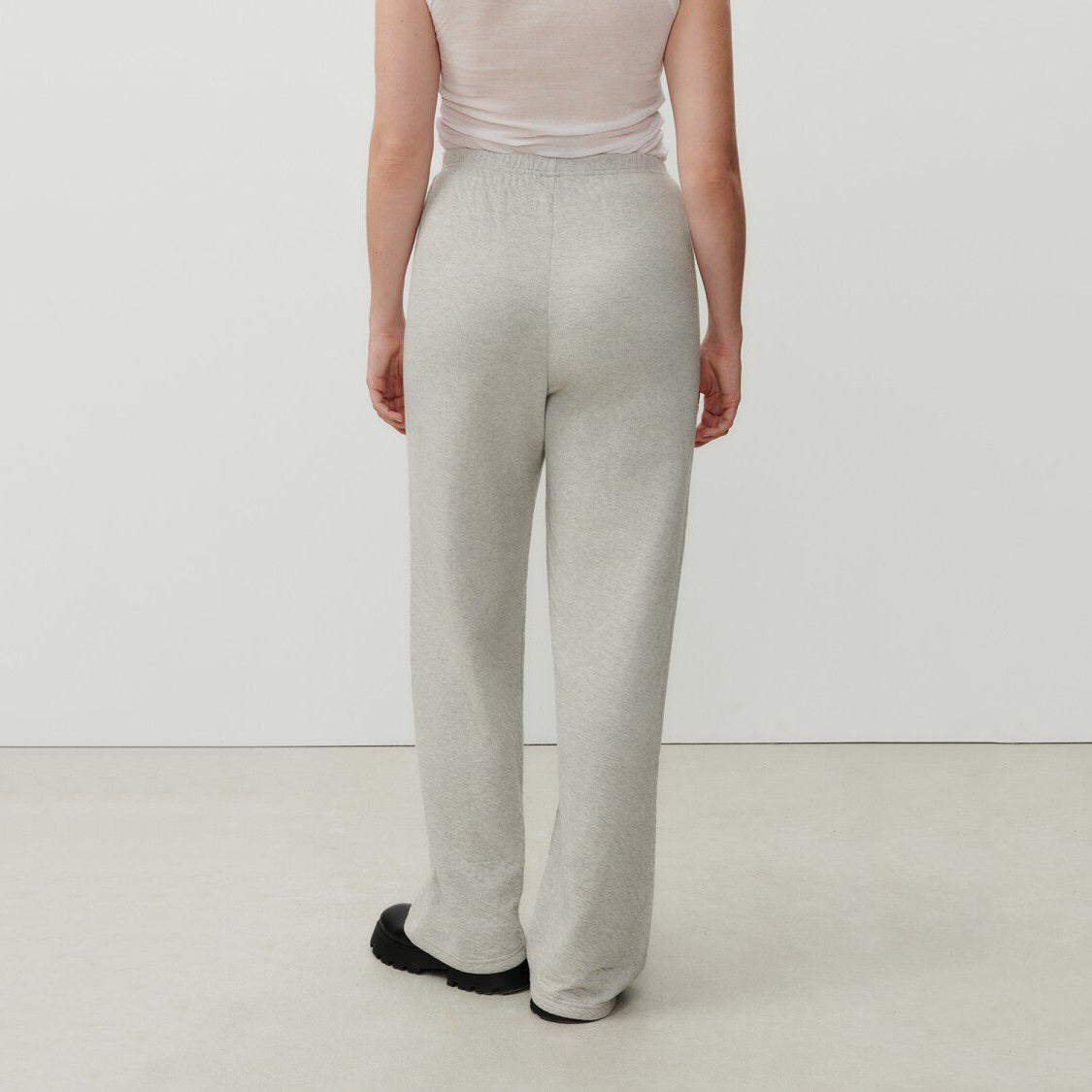 Women Grey Cotton Trousers