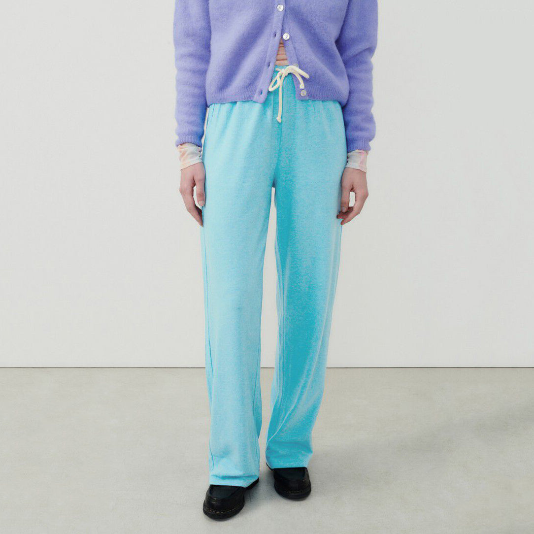 Women Light Blue Trousers