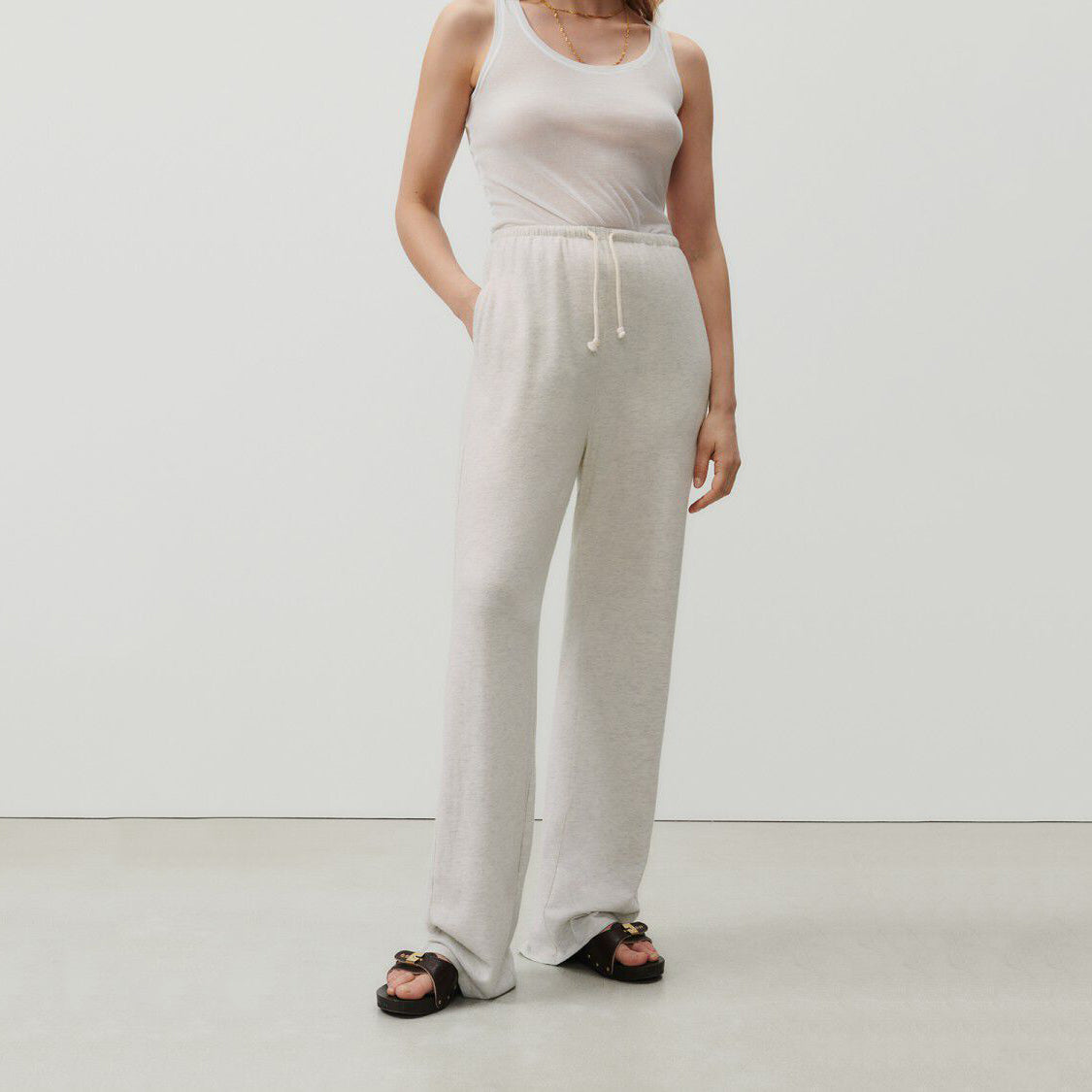 Women Light Grey Trousers