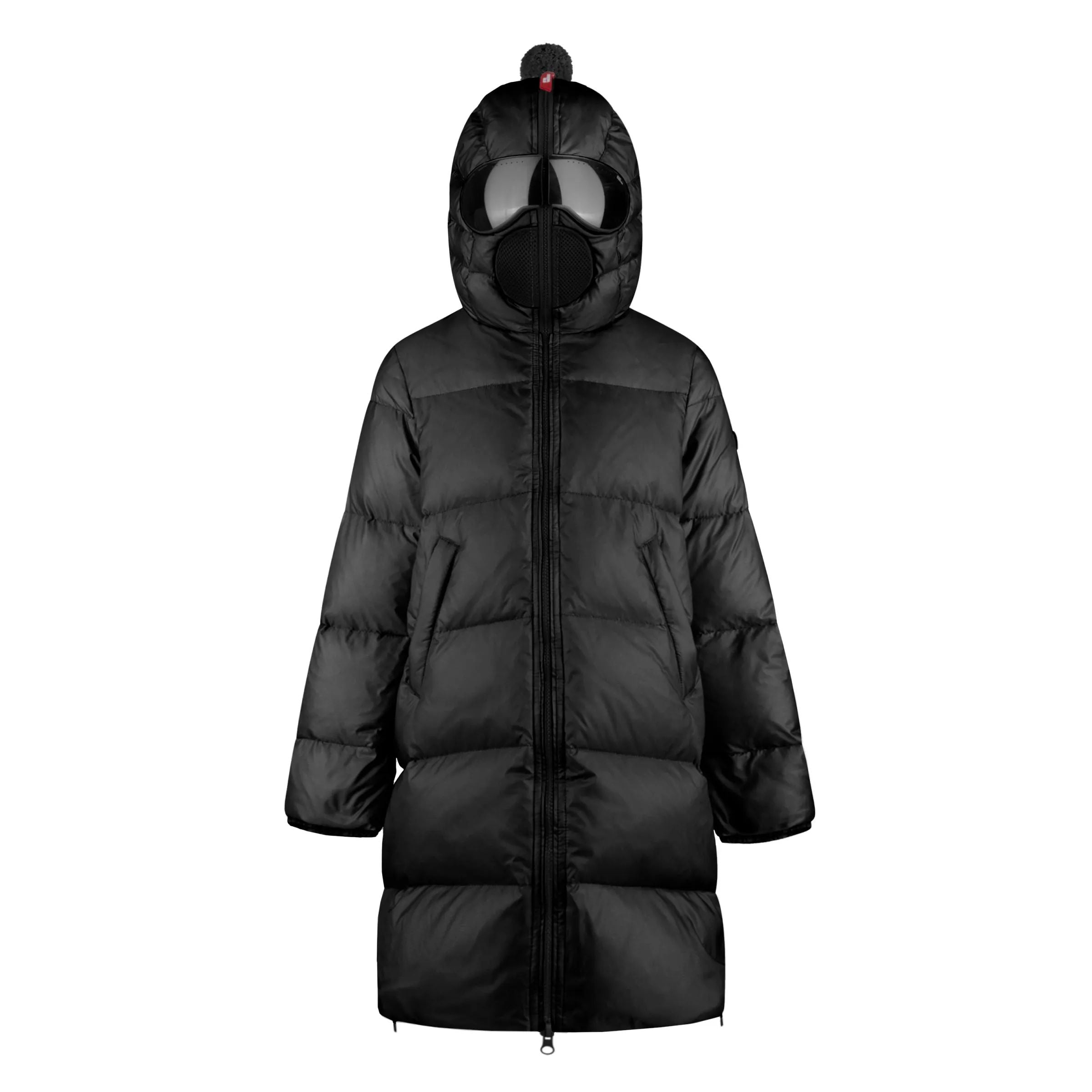 Girls Black Padded Down Coat