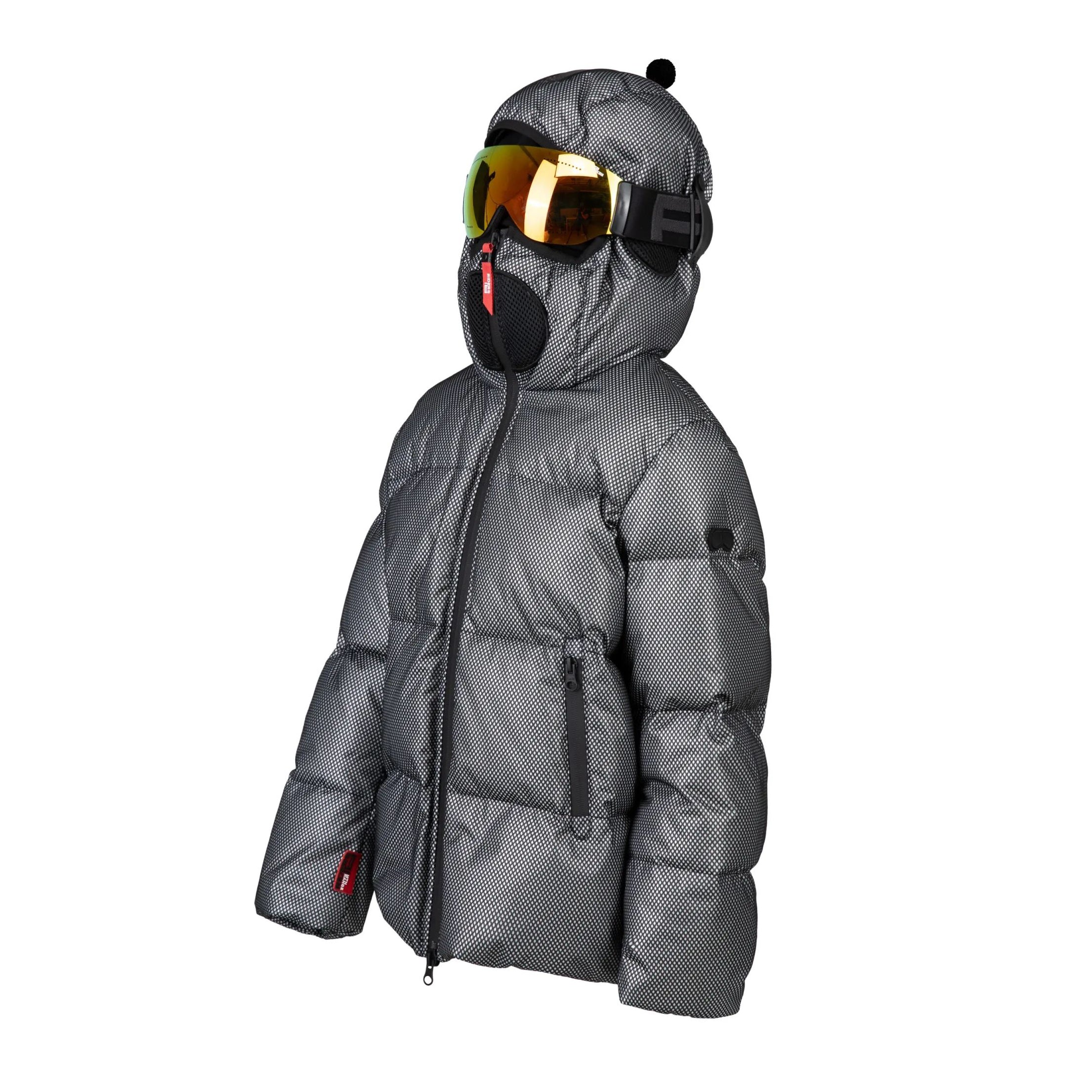 Boys & Girls Silver Ski Padded Down Jacket