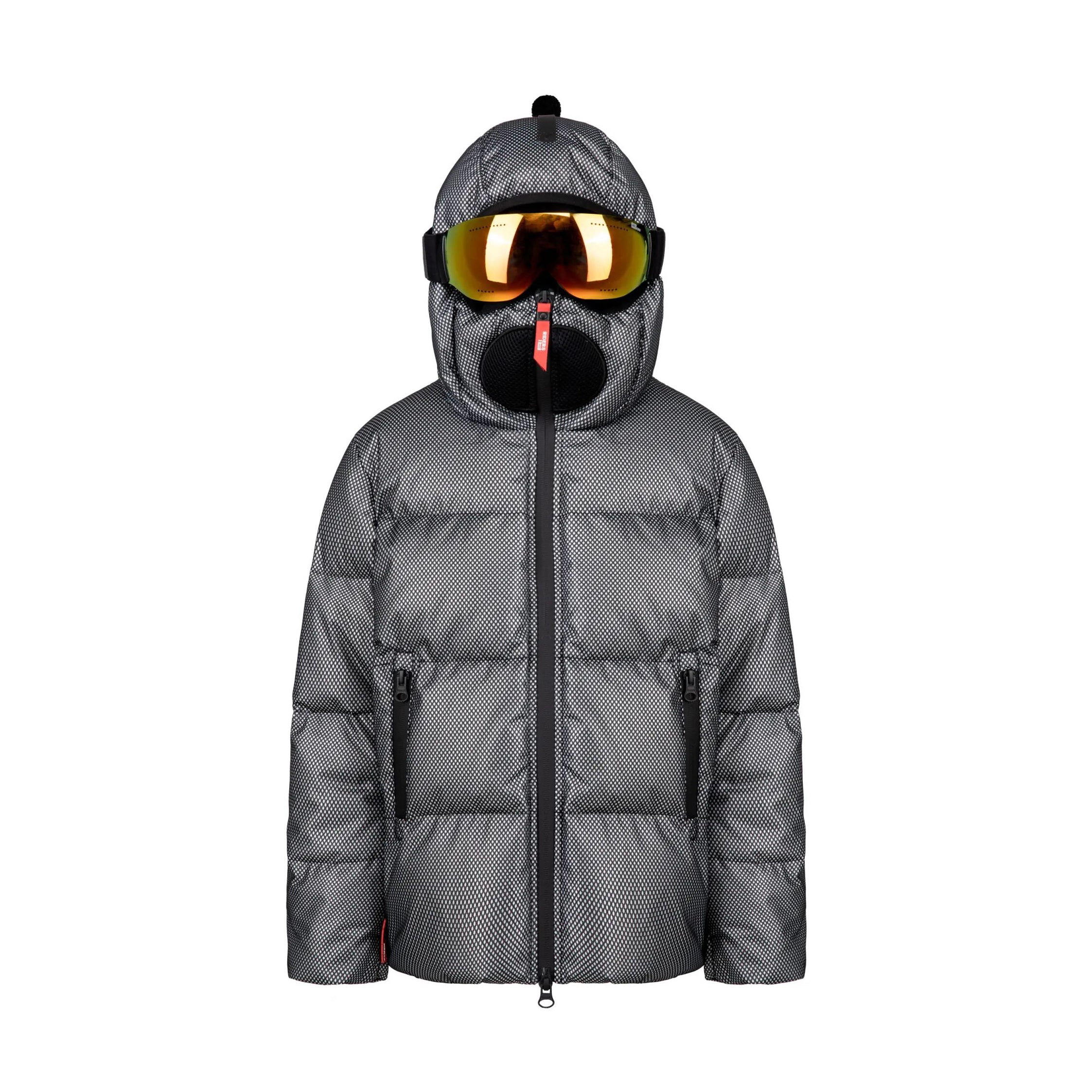 Boys & Girls Silver Ski Padded Down Jacket