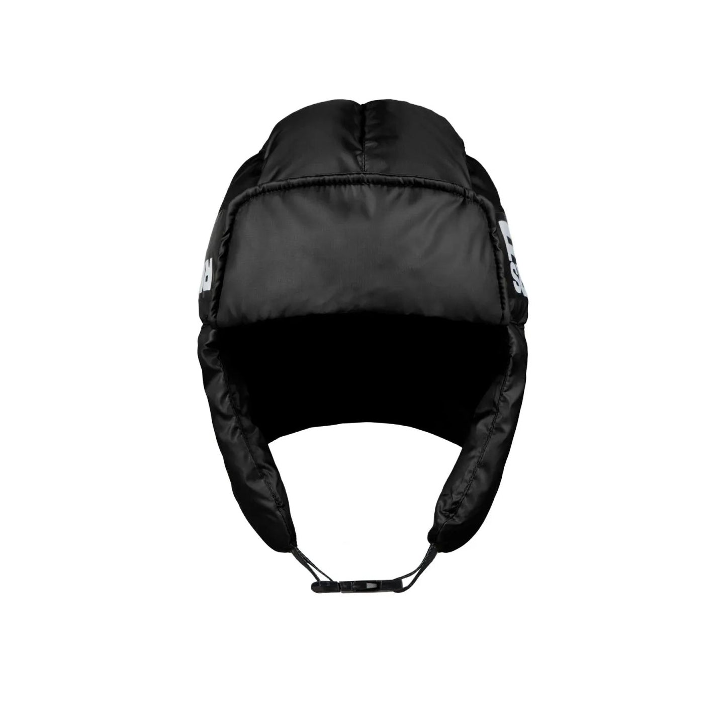 Boys & Girls Black Padded Down Aviator Hat