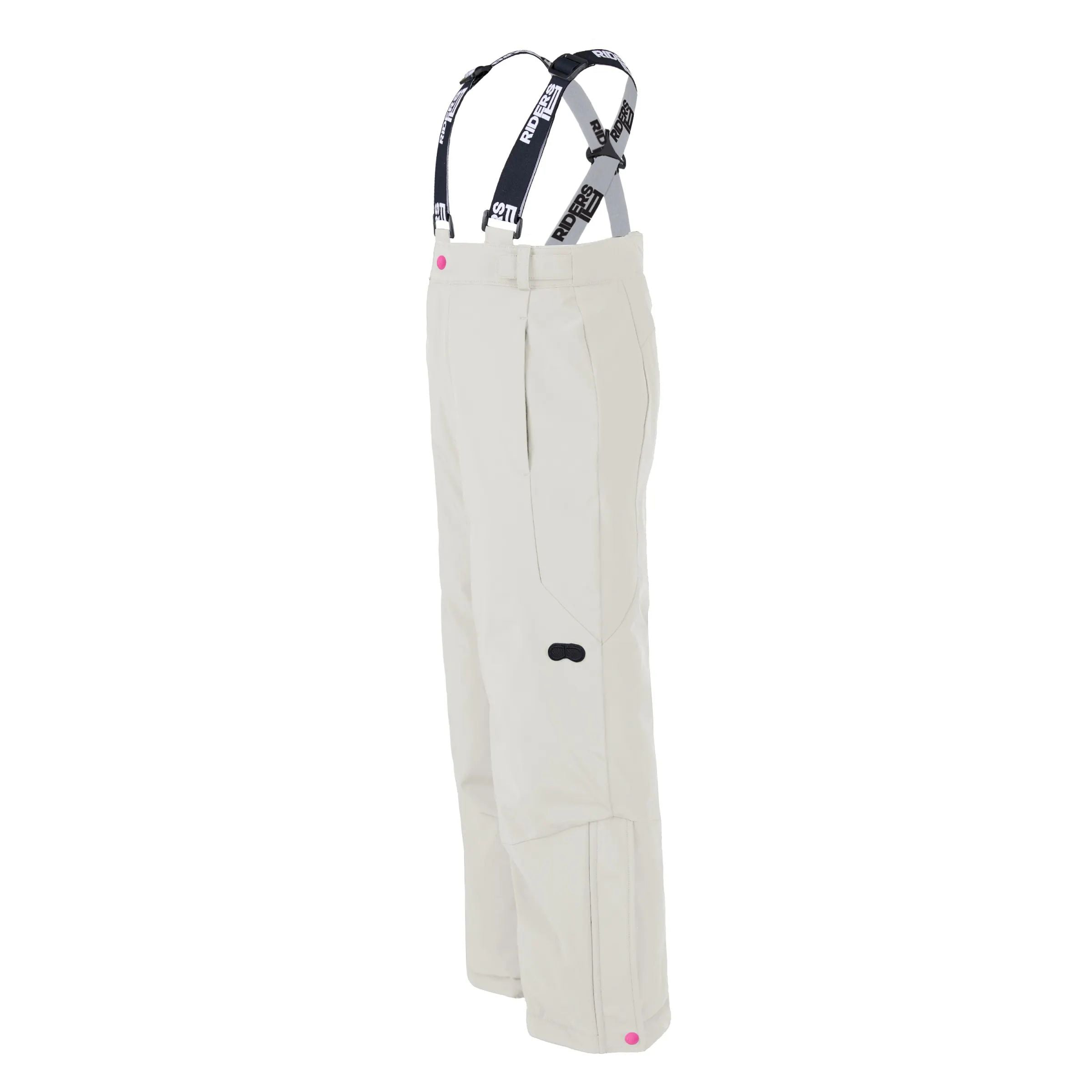 Boys & Girls White Ski Trousers