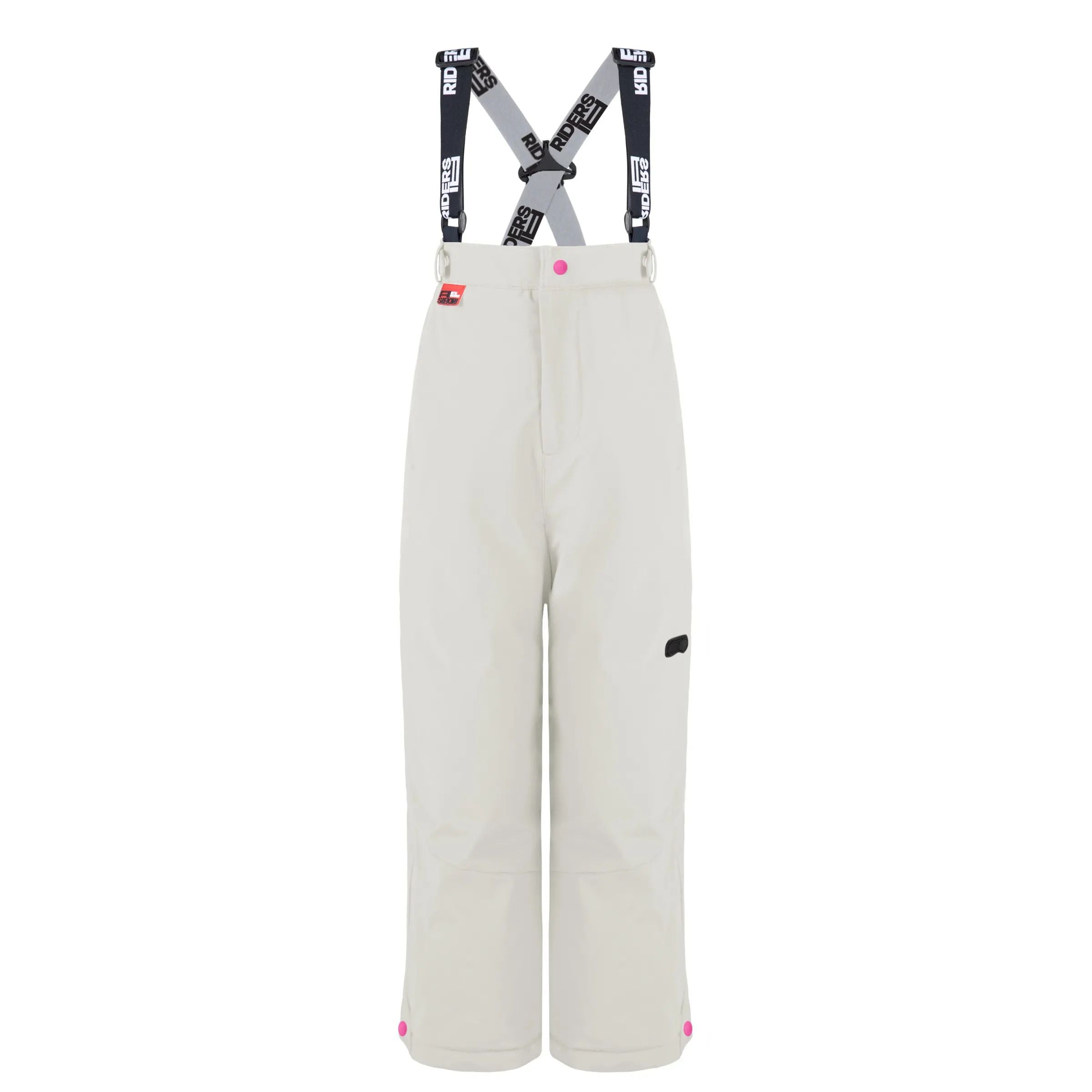 Boys & Girls White Ski Trousers