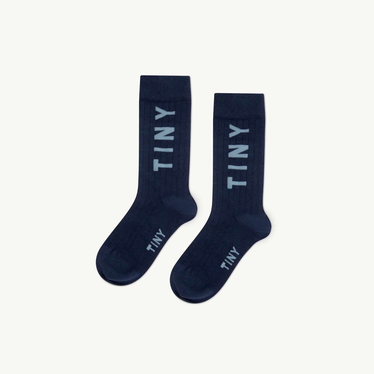 Boys & Girls Navy Logo Cotton Socks