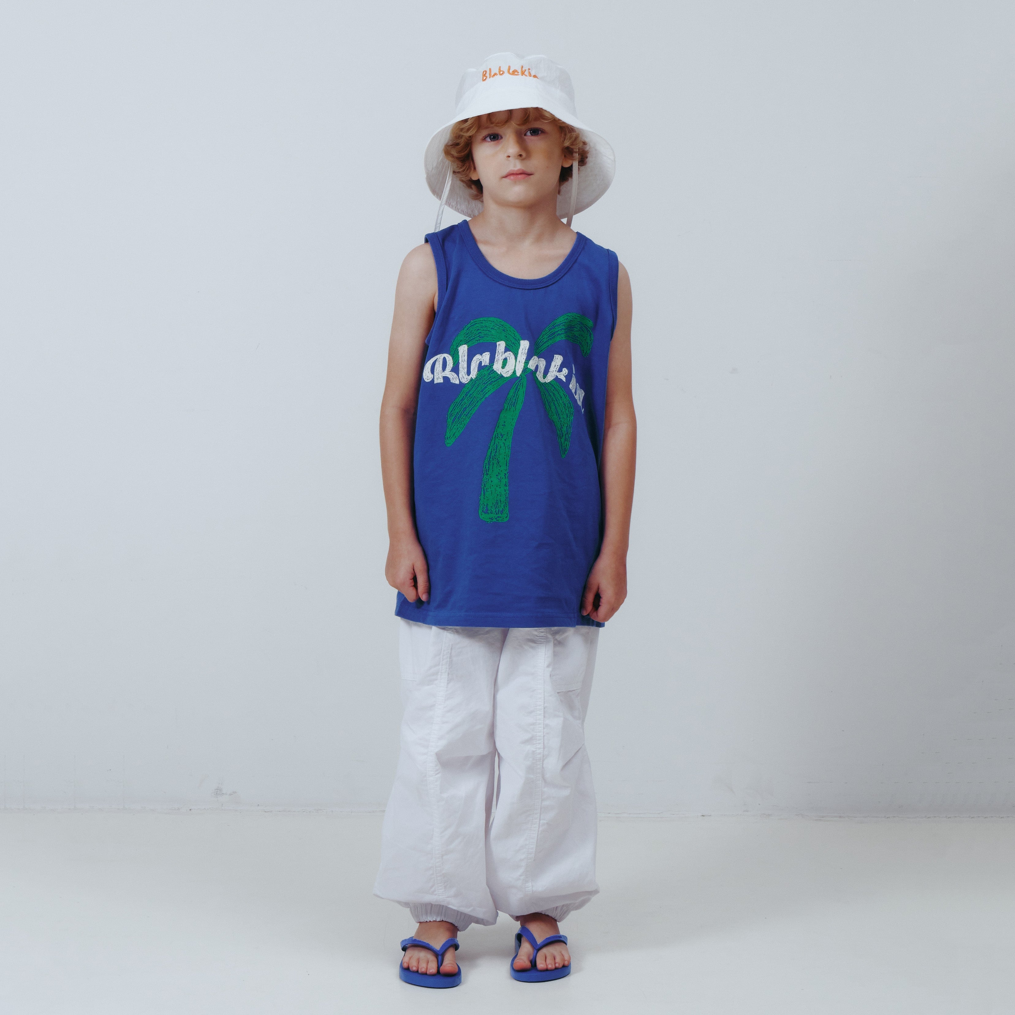 Boys & Girls White Cotton Trousers