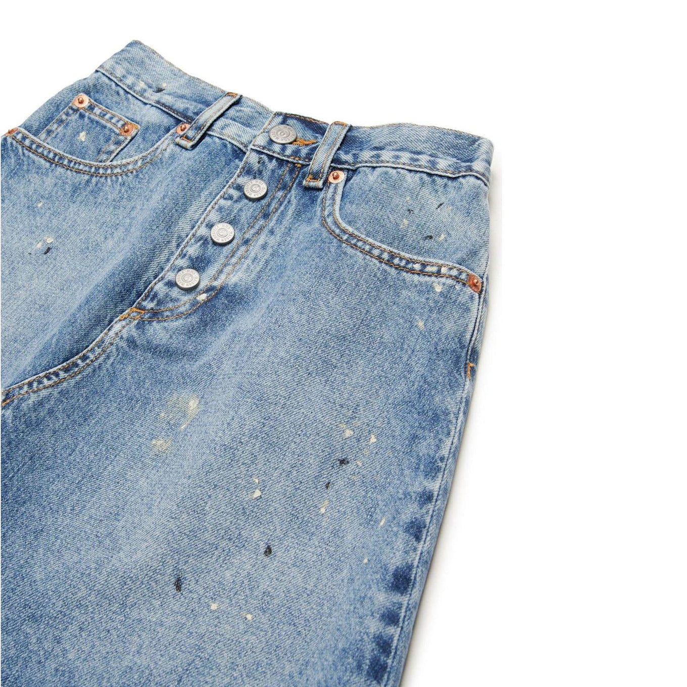 Girls Blue Denim Skirt