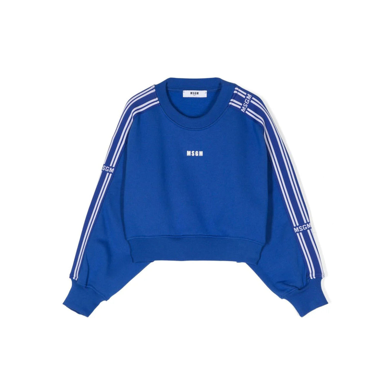 Girls Blue Cotton Sweatshirt